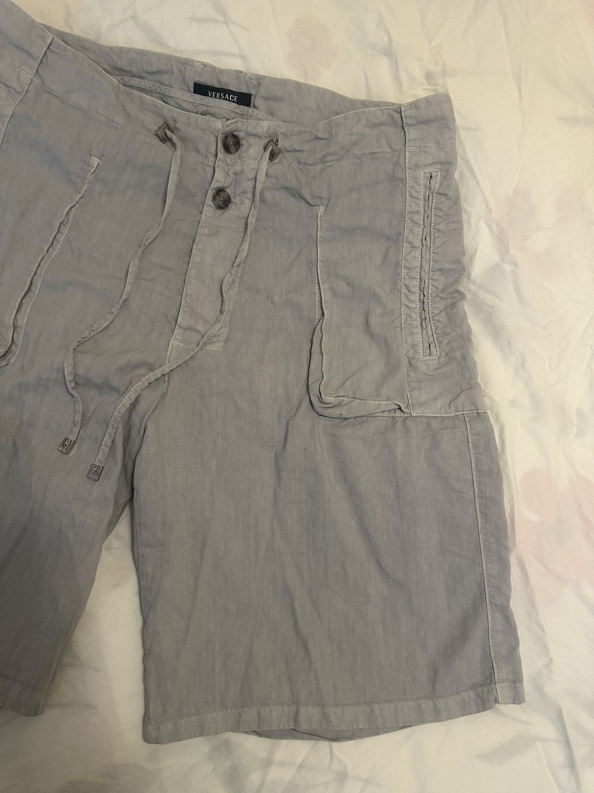 Versace Versace Grigi Capri Shorts Size US 37 - 4 Thumbnail