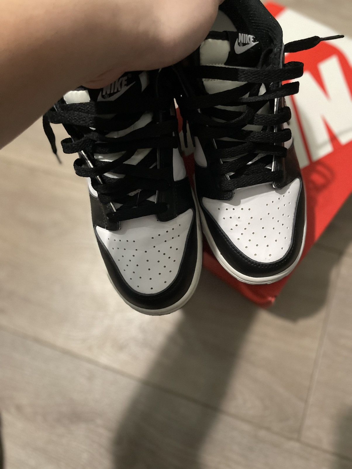 Nike Nike Dunk Low Panda Size US 7 / EU 40 - 3 Thumbnail