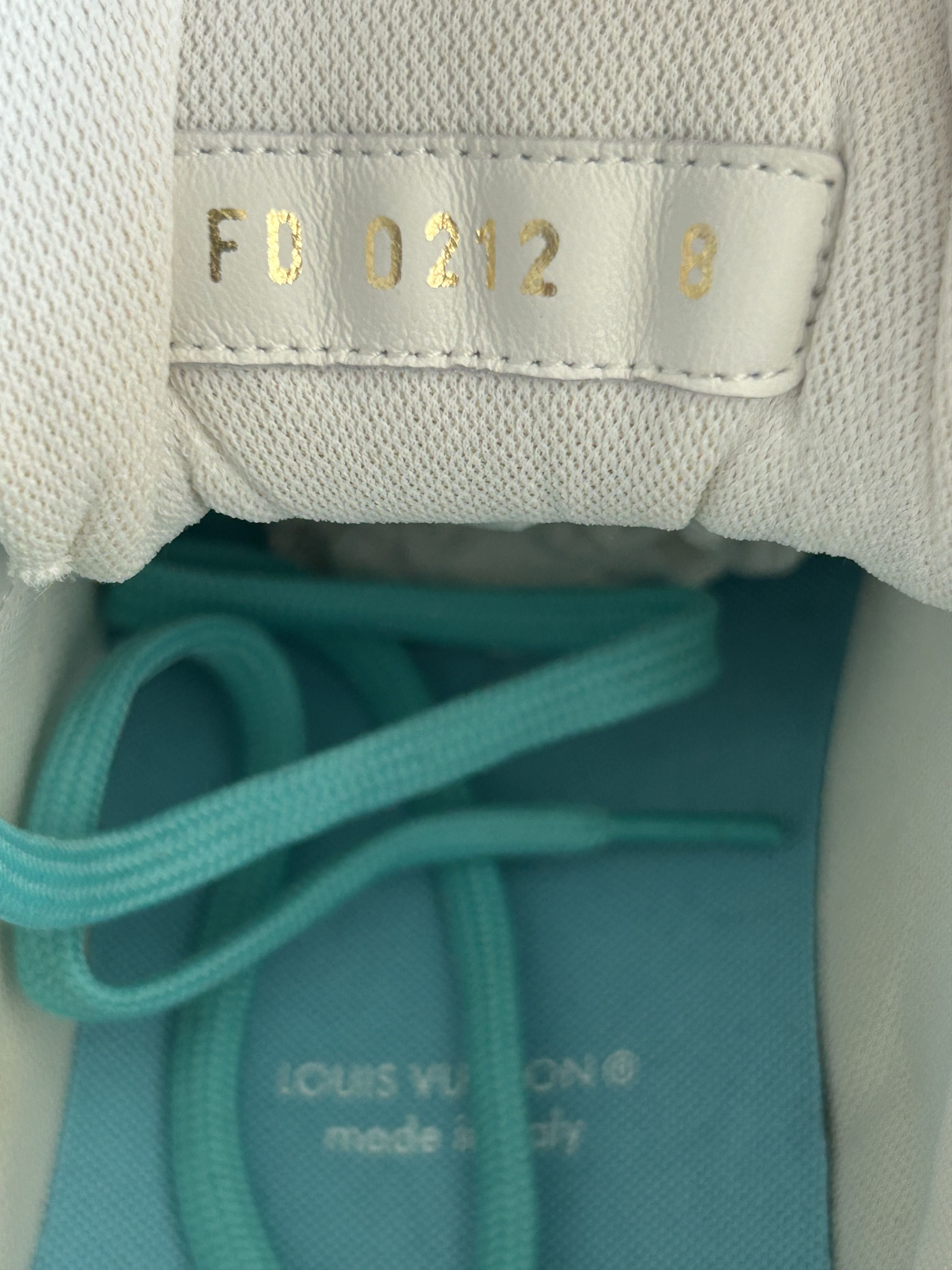 Louis Vuitton Louis Vuitton Blue & White Monogram Trainers Size US 9 / EU 42 - 8 Thumbnail