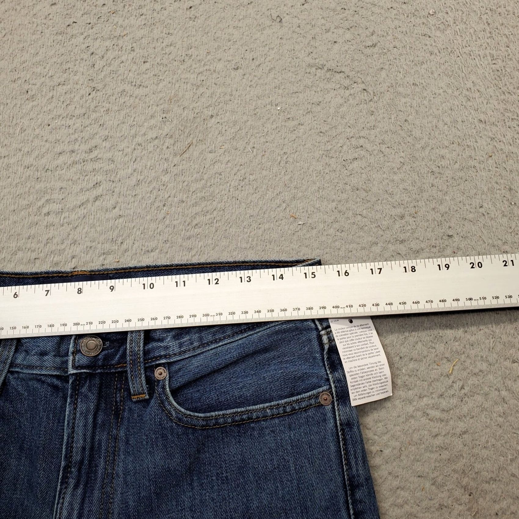 Lands' End Lands' End Jeans: Mens Size 30 Blue Denim Straight Leg 5-Pocket Regular Fit NWOT Size US 30 / EU 46 - 5 Thumbnail