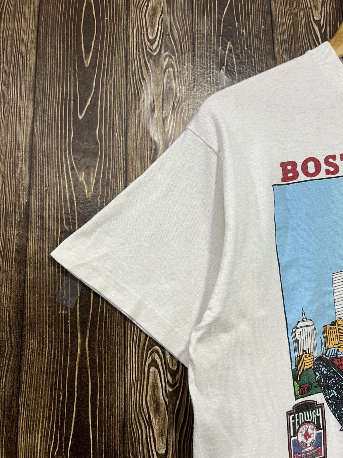 MLB Vintage 90s Boston Red Sox ‘Green Monster’ Tshirt Size US L / EU 52-54 / 3 - 4 Thumbnail