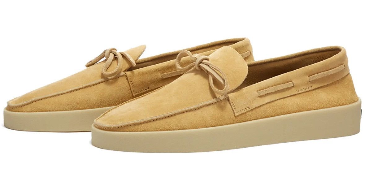 Fear of god x discount zegna suede driving loafer