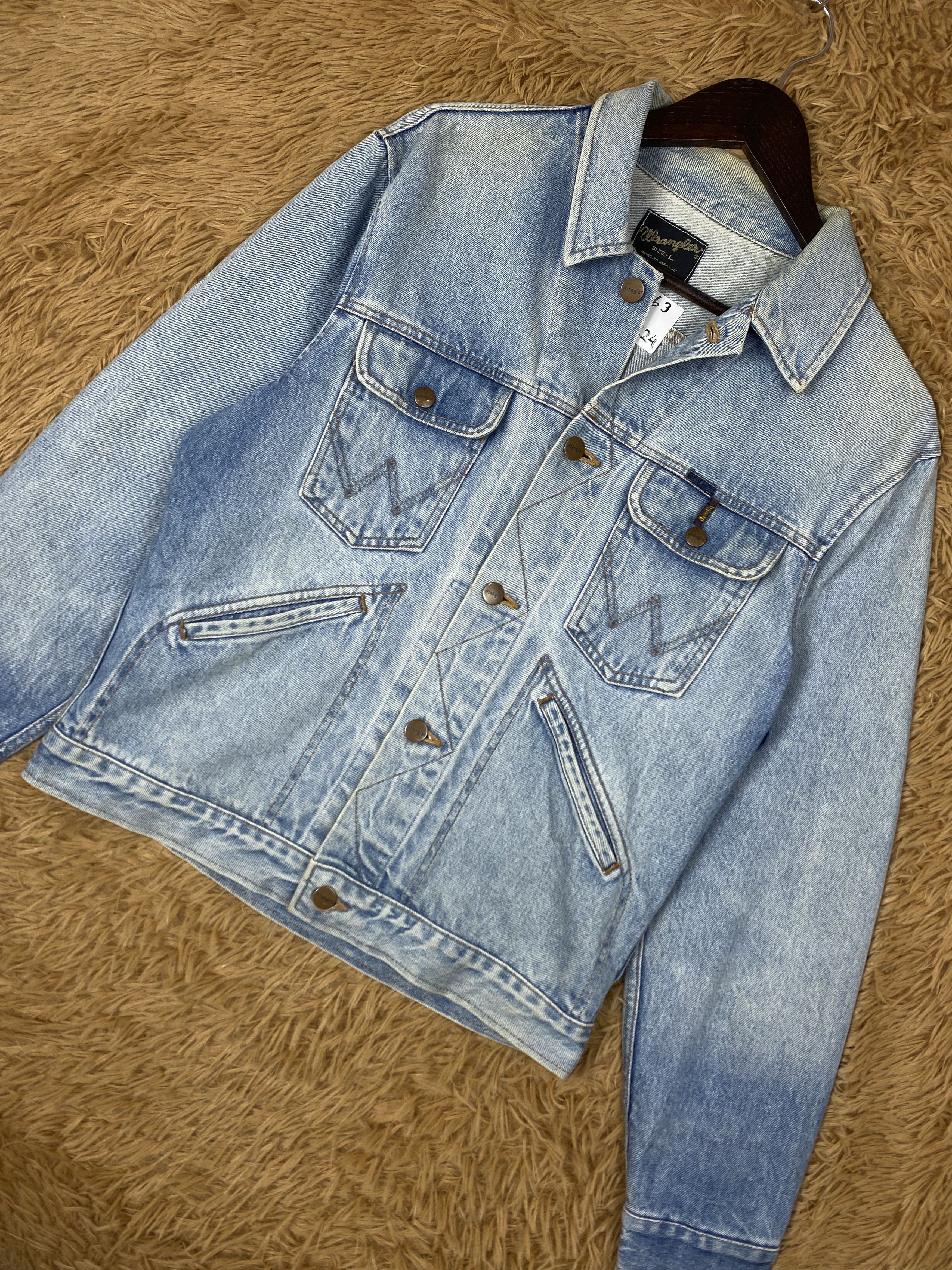 Wrangler Vintage Wrangler Denim Jeans Jacket PJ2563 Size US L / EU 52-54 / 3 - 2 Thumbnail