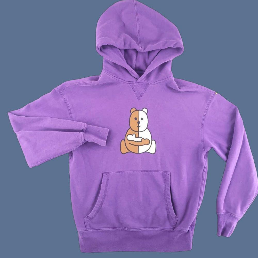 Gap VINTAGE Gap Ken Lo Hoodie Mens XS Purple Collab Teddy Bear Sweatshirt Size US XS / EU 42 / 0 - 1 Thumbnail