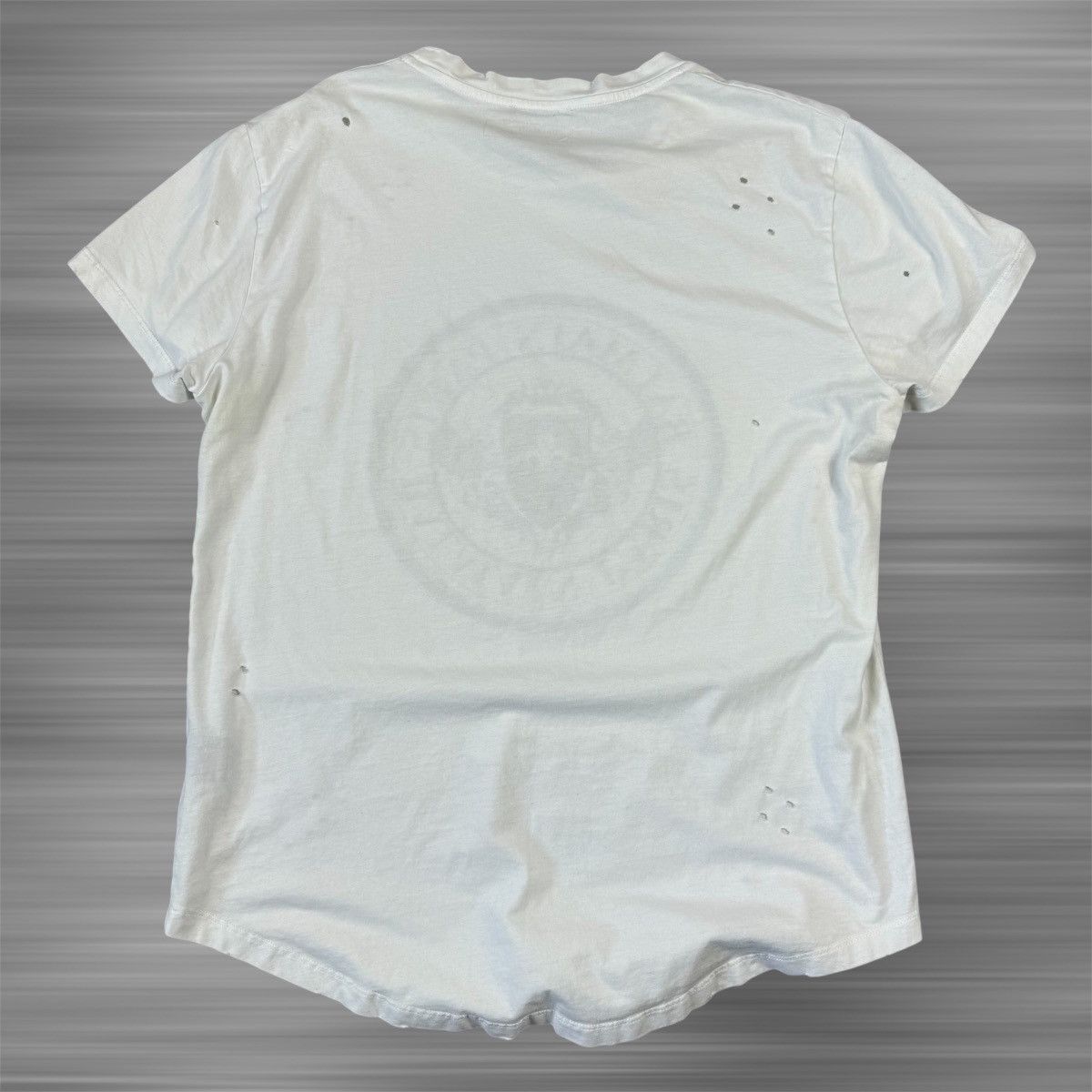 Balmain Balmain SS18 Distressed T-Shirt Size US XL / EU 56 / 4 - 4 Thumbnail