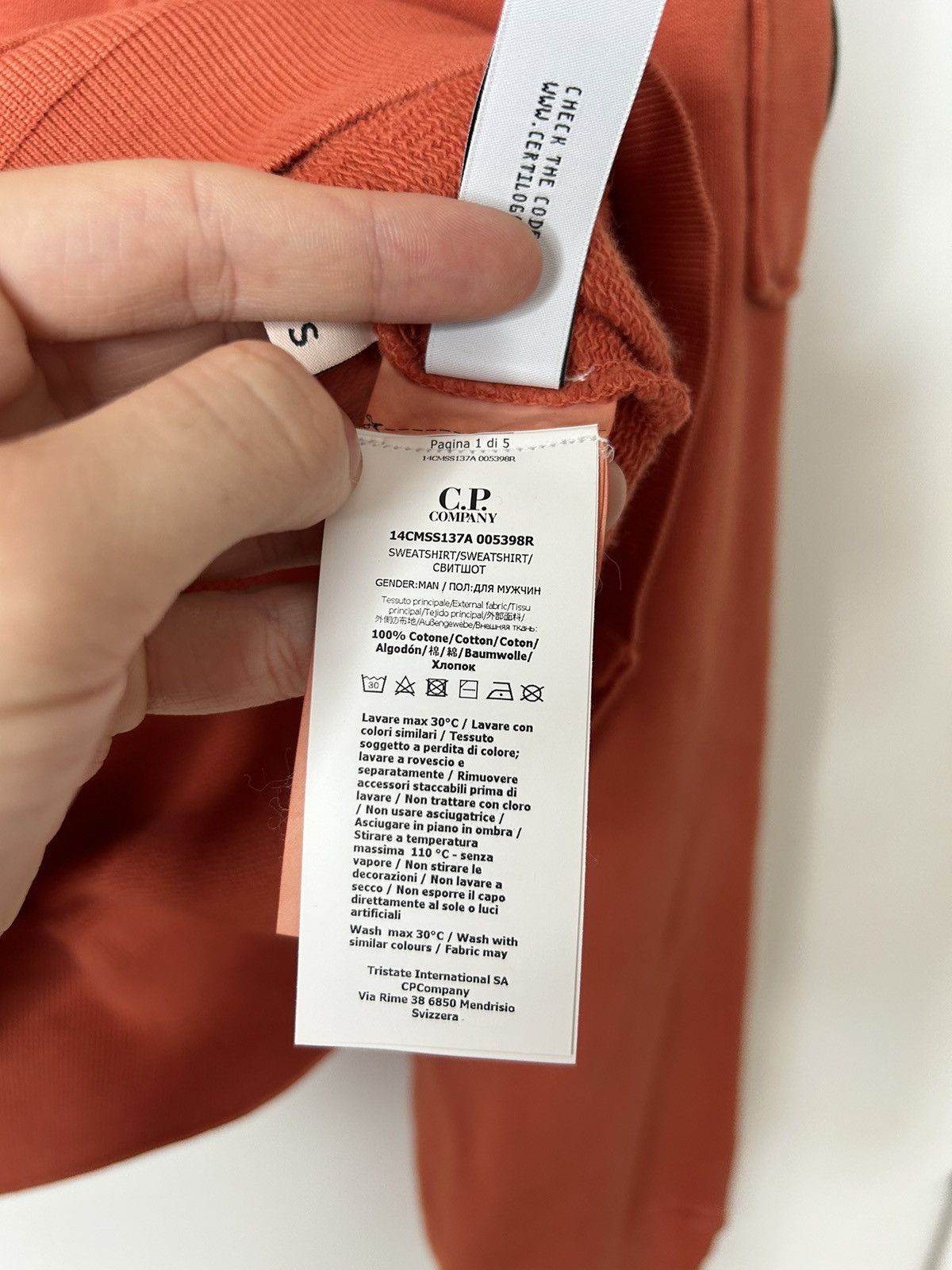 C.P. Company C.p. Company hoodie Size US S / EU 44-46 / 1 - 9 Thumbnail