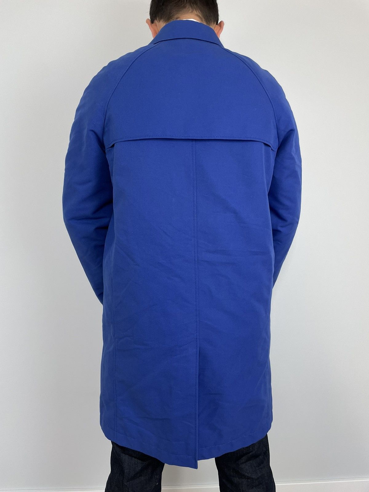 Berluti Berluti Paris Coat Trench Blue Cotton Leather Rare Designer Size US M / EU 48-50 / 2 - 5 Thumbnail