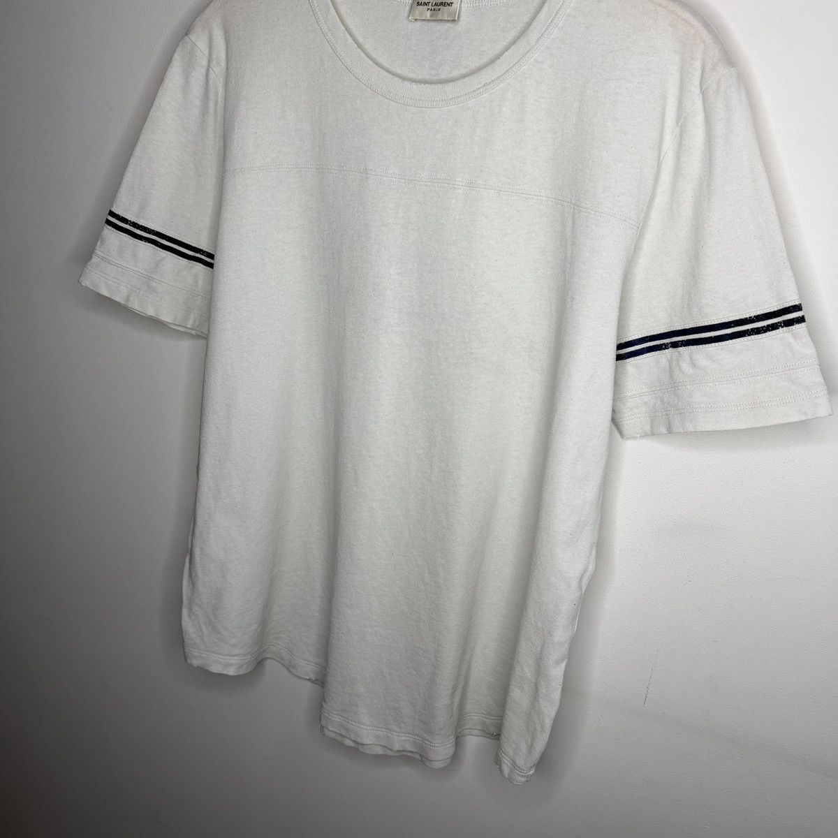 Saint Laurent Paris Saint Laurent Paris logo tee shirt Size US S / EU 44-46 / 1 - 3 Thumbnail