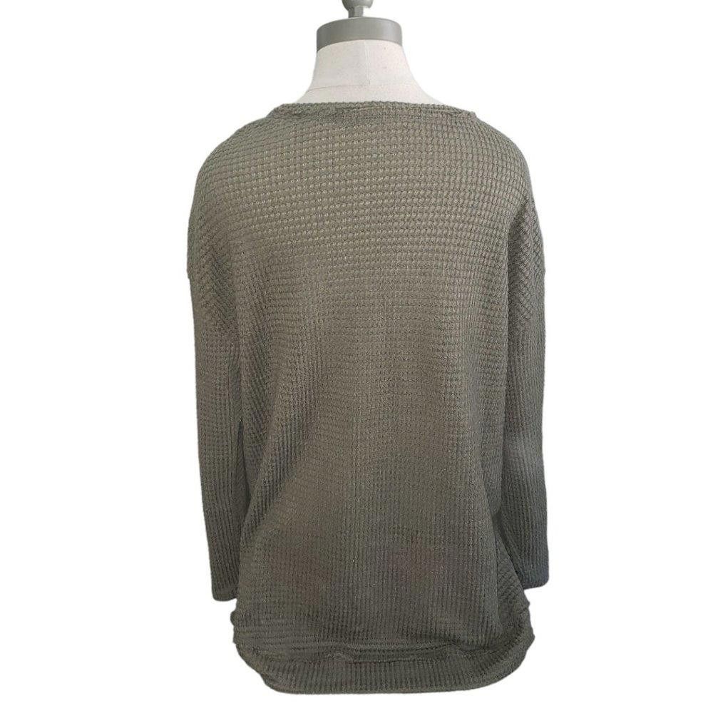 Designer CT795 Ladies Olive Green Crew Neck Long Sleeve Tunic S Size S / US 4 / IT 40 - 3 Thumbnail