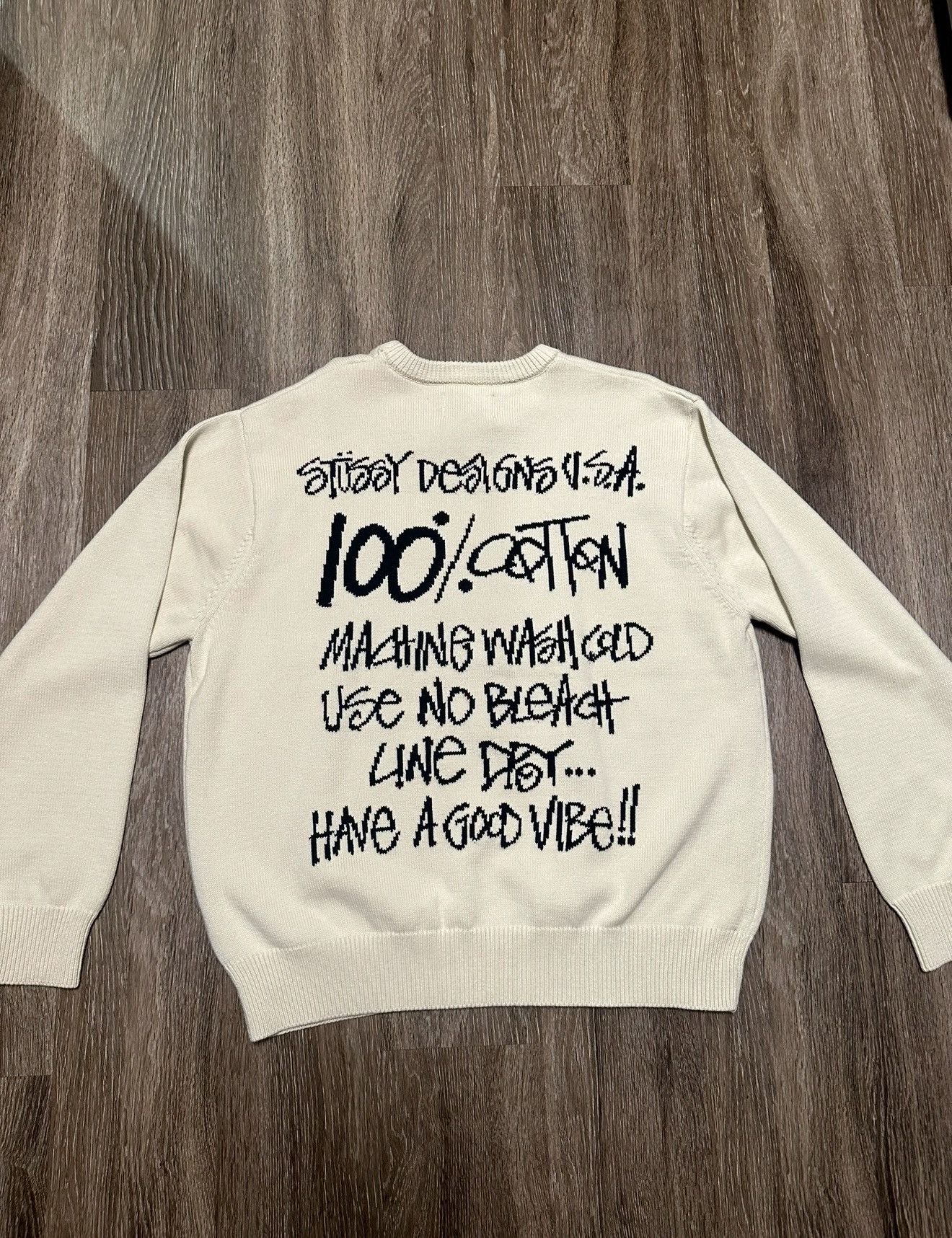 Stussy Stussy Care Label Sweater Size US L / EU 52-54 / 3 - 1 Thumbnail