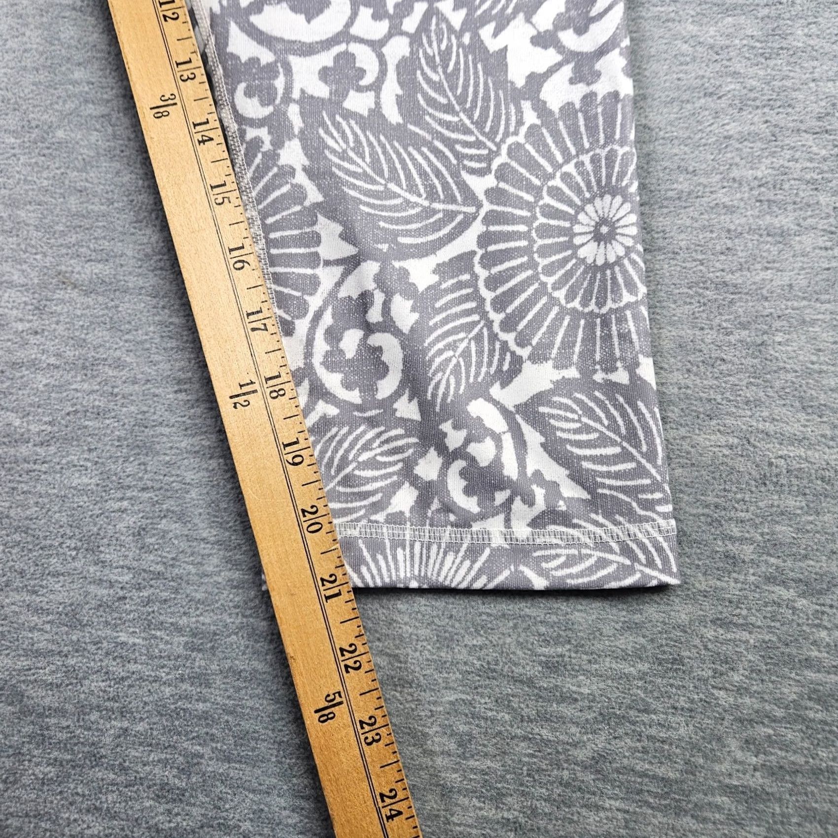Lululemon Lululemon Wunder Under Crop Floral Printed Legging, Size 10, Multicolor, Skinny, Regular, Pull On, Cropped, Women, Activewear, Leggings Size 32" / US 10 / IT 46 - 4 Thumbnail