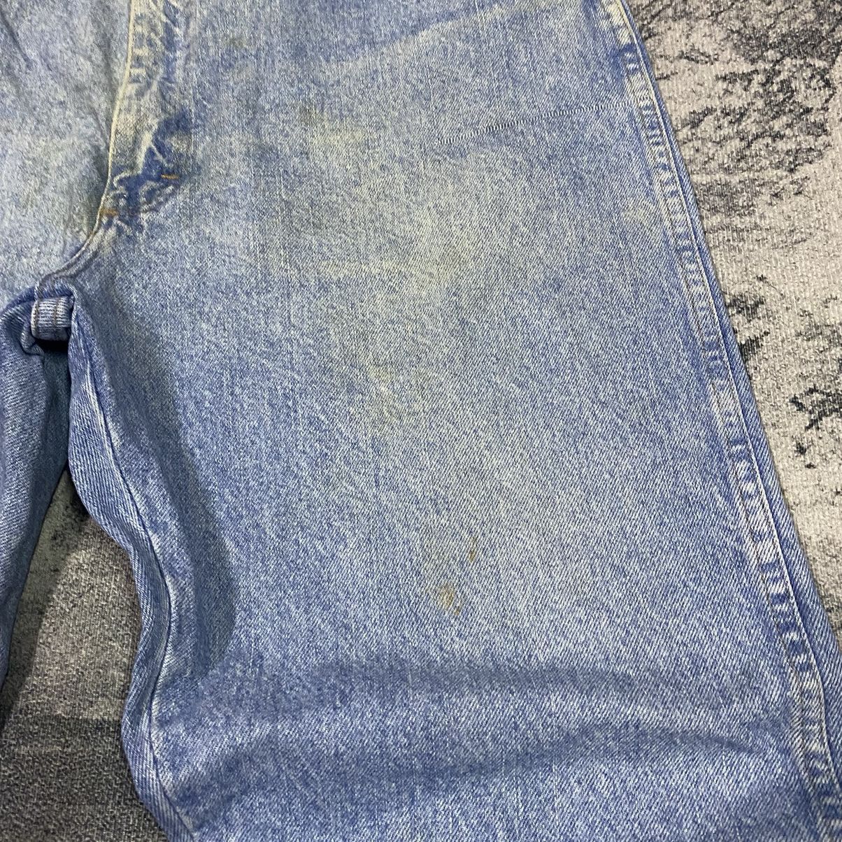 Jean × Vintage × Wrangler Vintage Wrangler Dirty Light Washed Baggy Denim Jeans Size US 38 / EU 54 - 5 Thumbnail