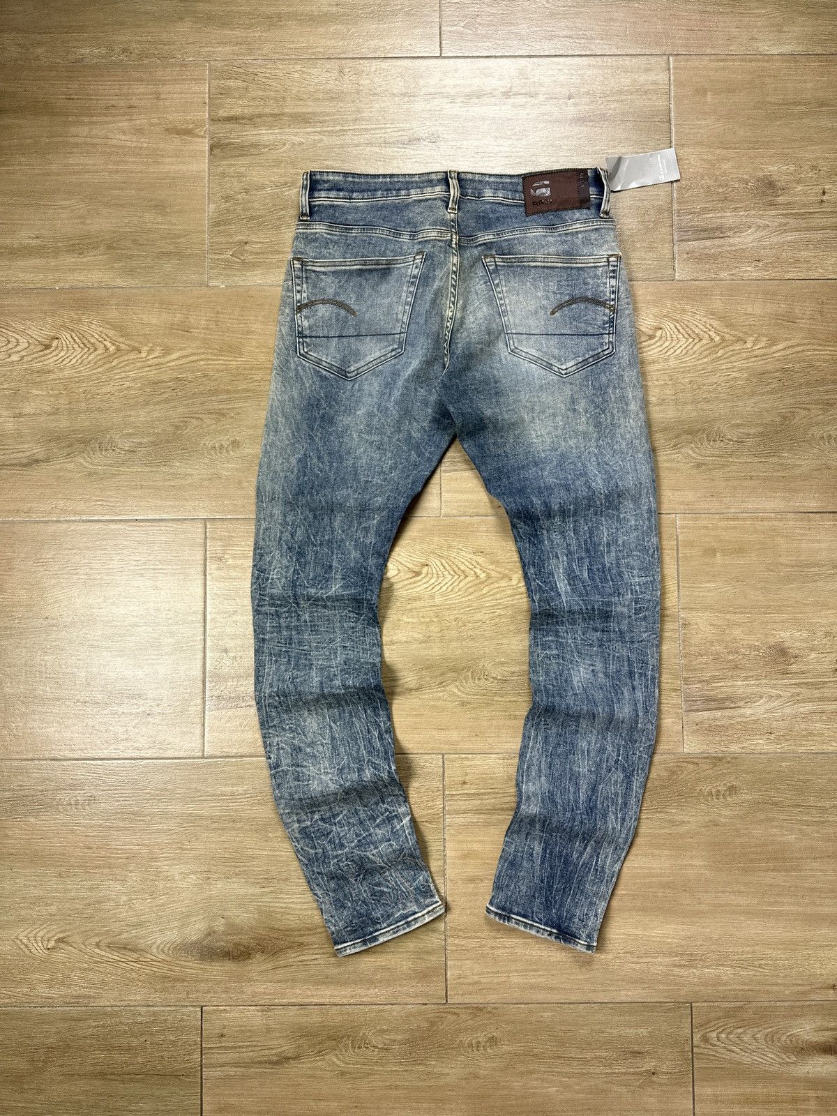 G-Star NEW🏷️ G-Star Raw 3301 Deconstructed Super Slim Denim Jeans Size US 31 - 8 Thumbnail