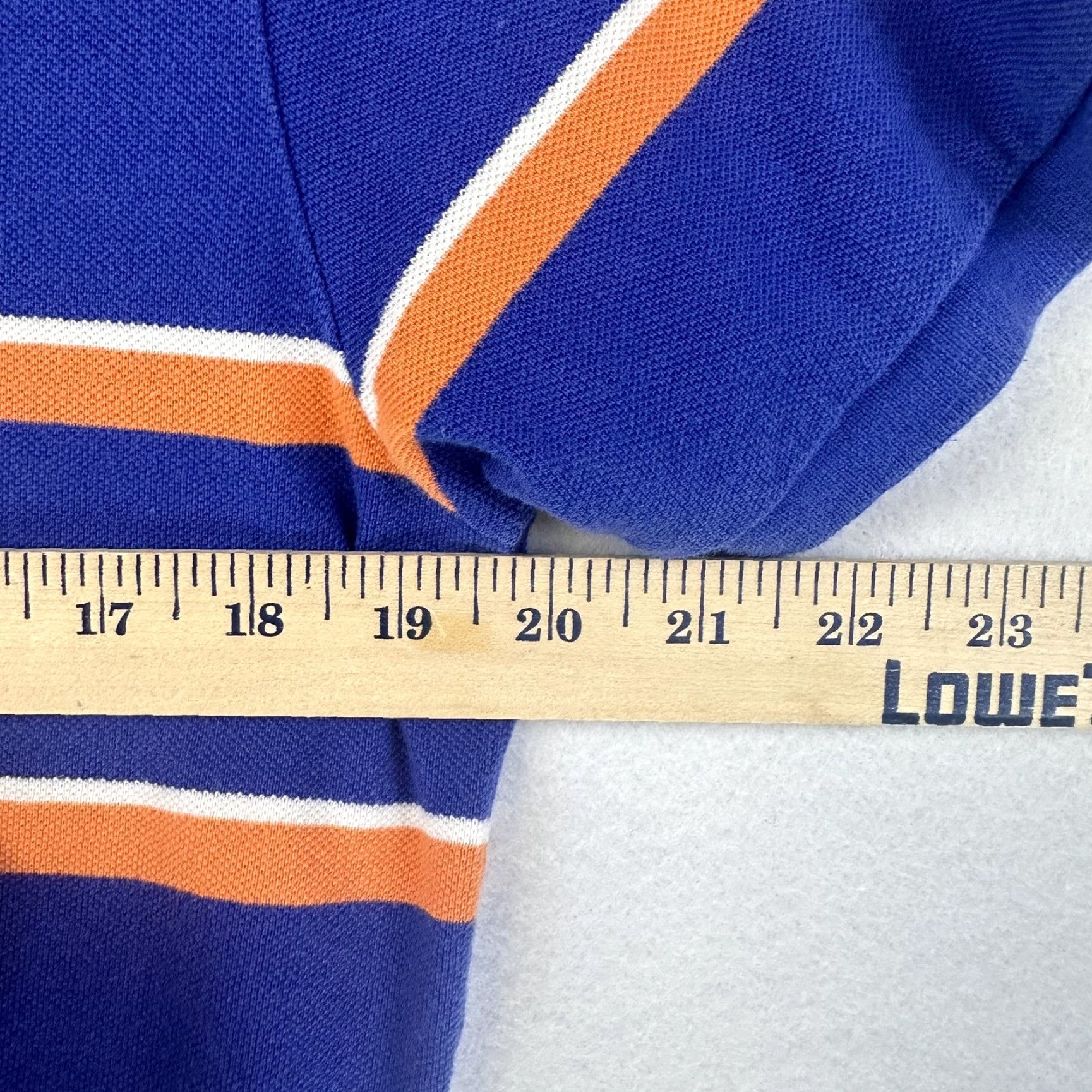 Polo Ralph Lauren VINTAGE Polo Ralph Lauren Polo Shirt Mens Large Custom Fit Striped Short Sleeve Casual Size US L / EU 52-54 / 3 - 6 Thumbnail