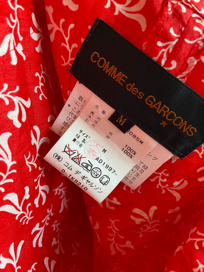 Comme des Garcons Comme Des Garcons size M Double floral deconstructed linen Size 25" / US 0 / IT 36 - 9 Thumbnail