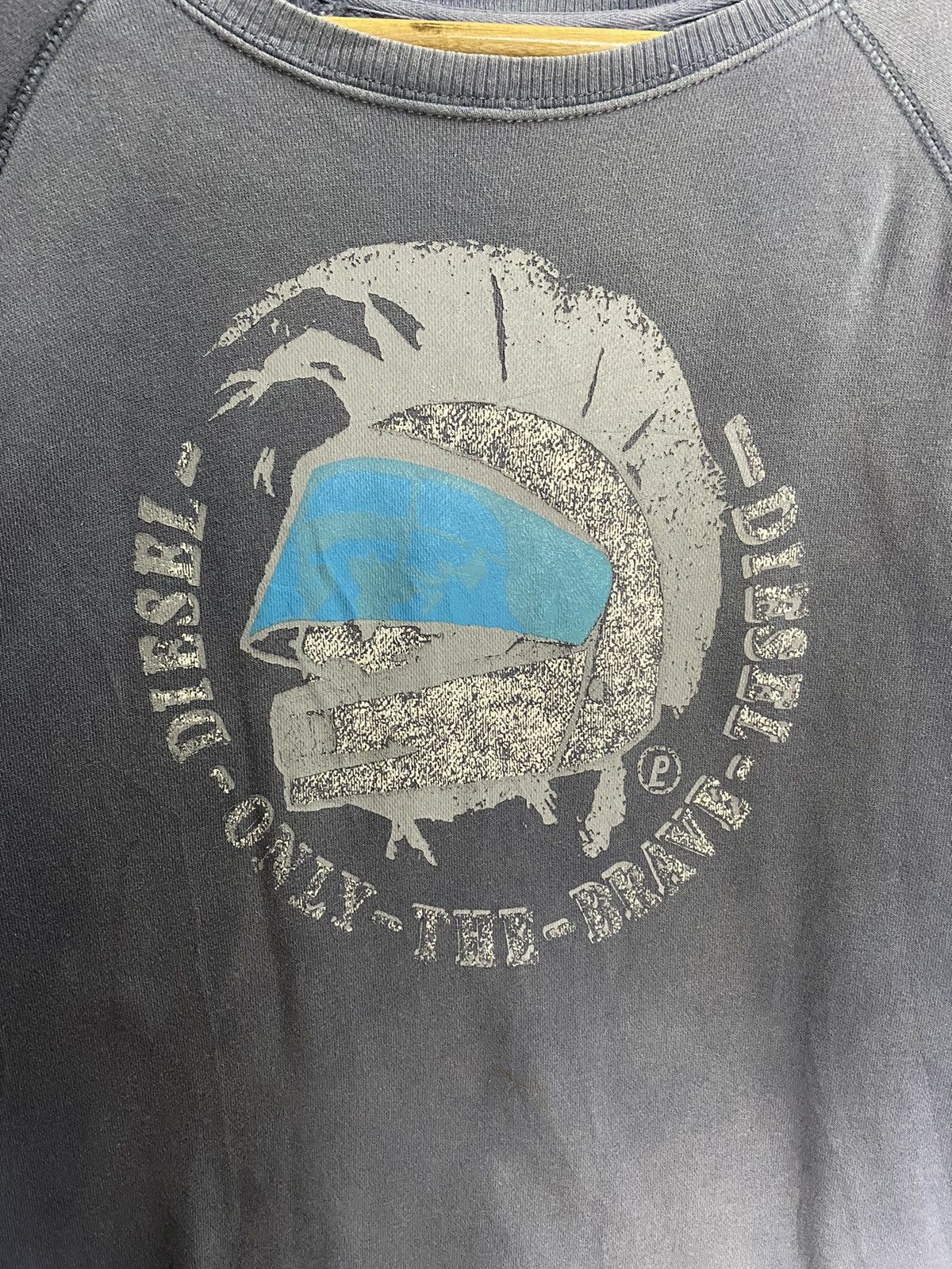 Diesel × Vintage Vintage Diesel Trojan Design Sunfaded Sweatshirt Size US M / EU 48-50 / 2 - 6 Thumbnail