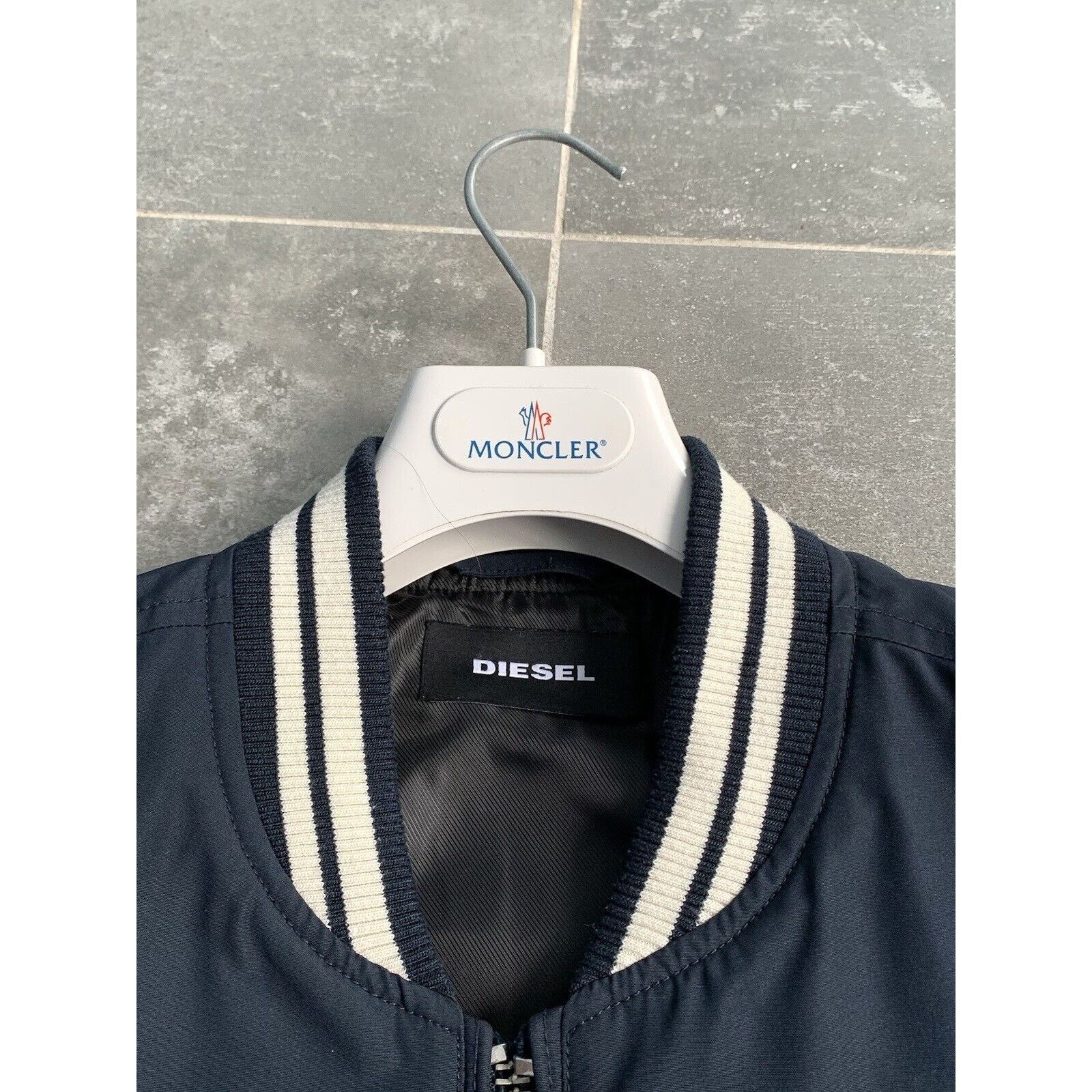 Diesel Men's DIESEL Casual Bomber Jacket Classic Coat M-L EU50 UK40 Size US L / EU 52-54 / 3 - 5 Thumbnail