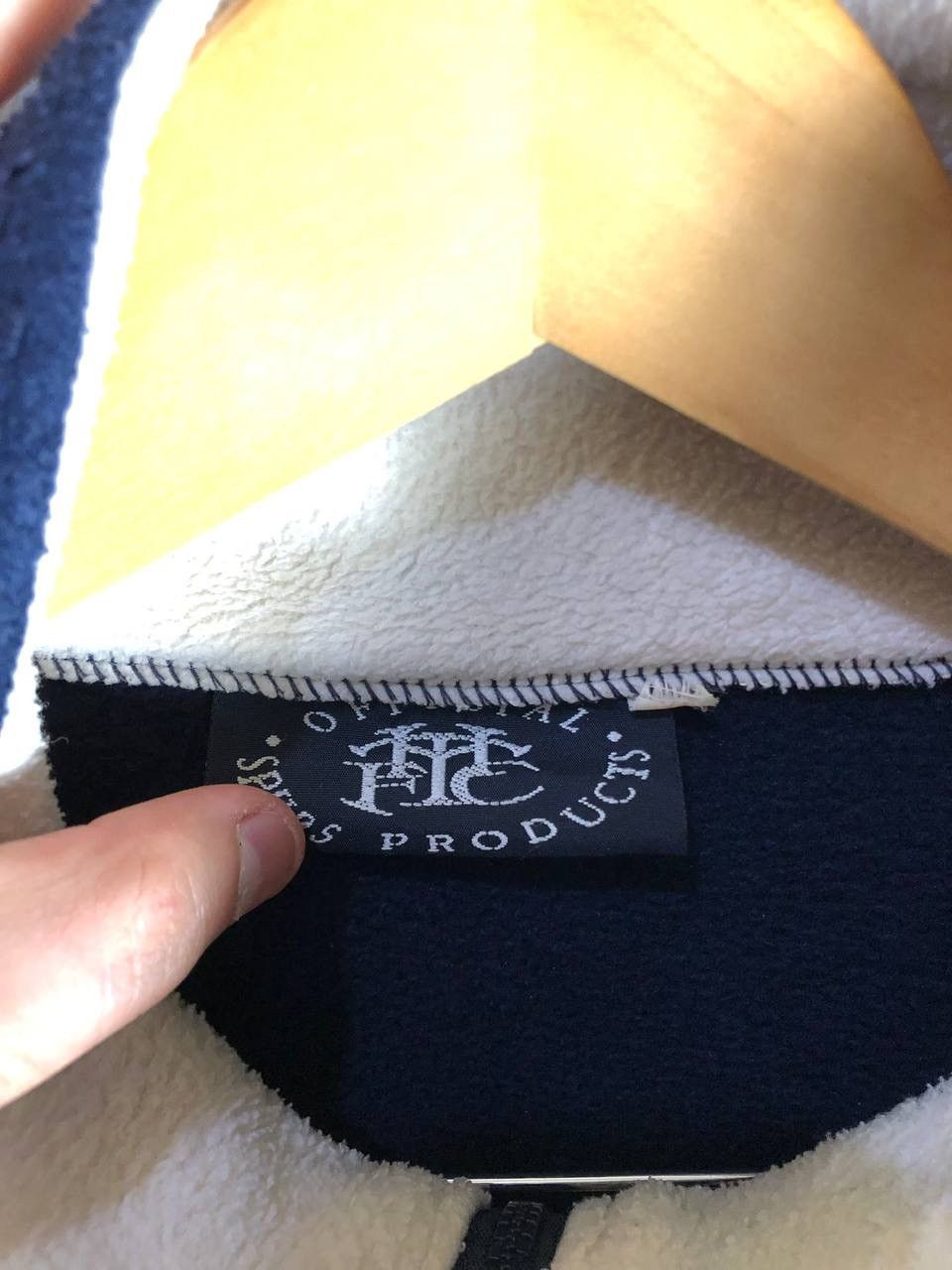 Vintage VERY RARE TOTTENHAM HOTSPUR ENGLAND RETRO JACKET FLEECE 90s Size US XL / EU 56 / 4 - 3 Thumbnail