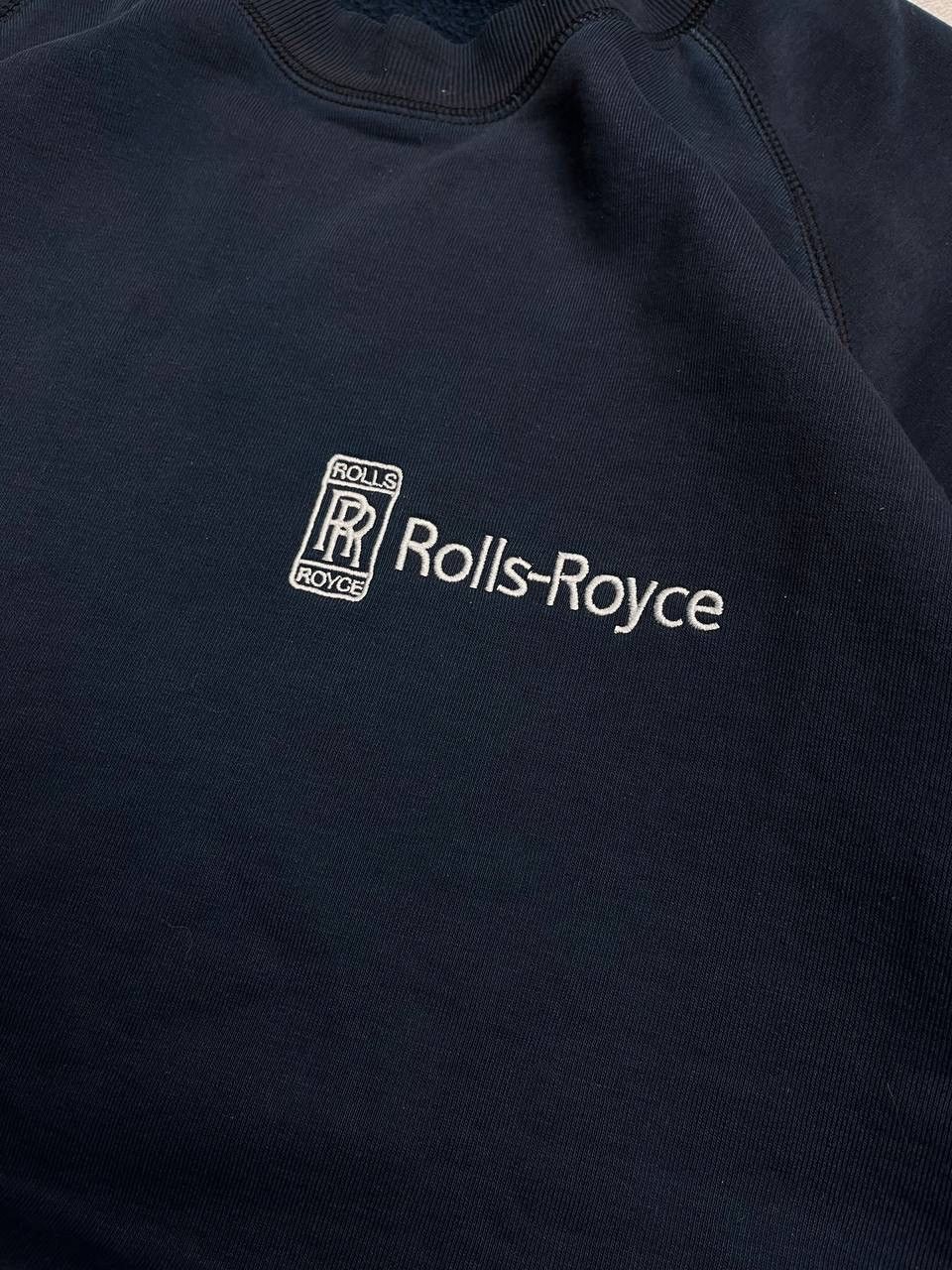 Vintage Vintage Rolls-Royce Embroidery Boxy Sweatshirt L Size US L / EU 52-54 / 3 - 5 Thumbnail
