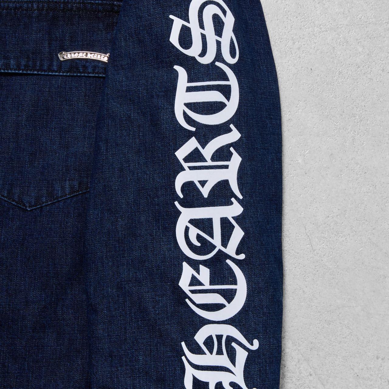 Chrome Hearts CHROME HEARTS Work’n Garage WSH Denim White Print Size US L / EU 52-54 / 3 - 6 Thumbnail