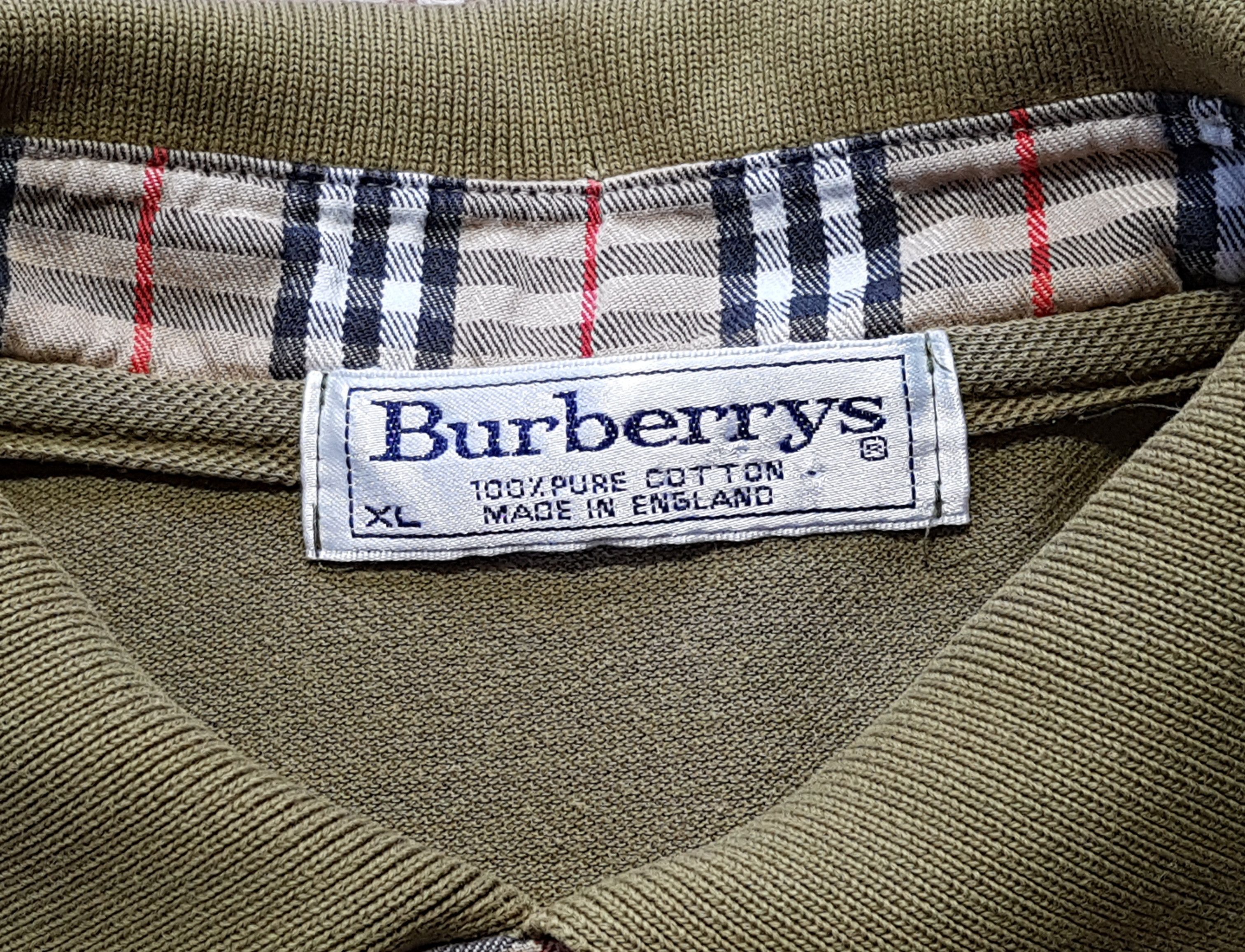 Burberry Burberrys Vintage Polo Shirt made in England sz XL Size US XL / EU 56 / 4 - 6 Thumbnail