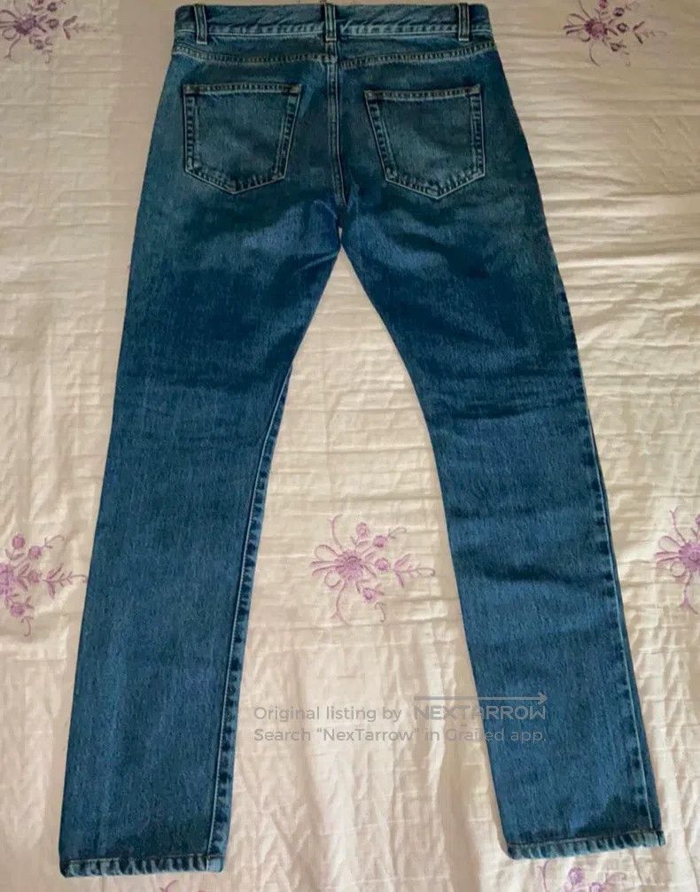 Saint Laurent Paris Saint Laurent Paris Wash cut denim pants size 31 i Size US 31 - 3 Thumbnail