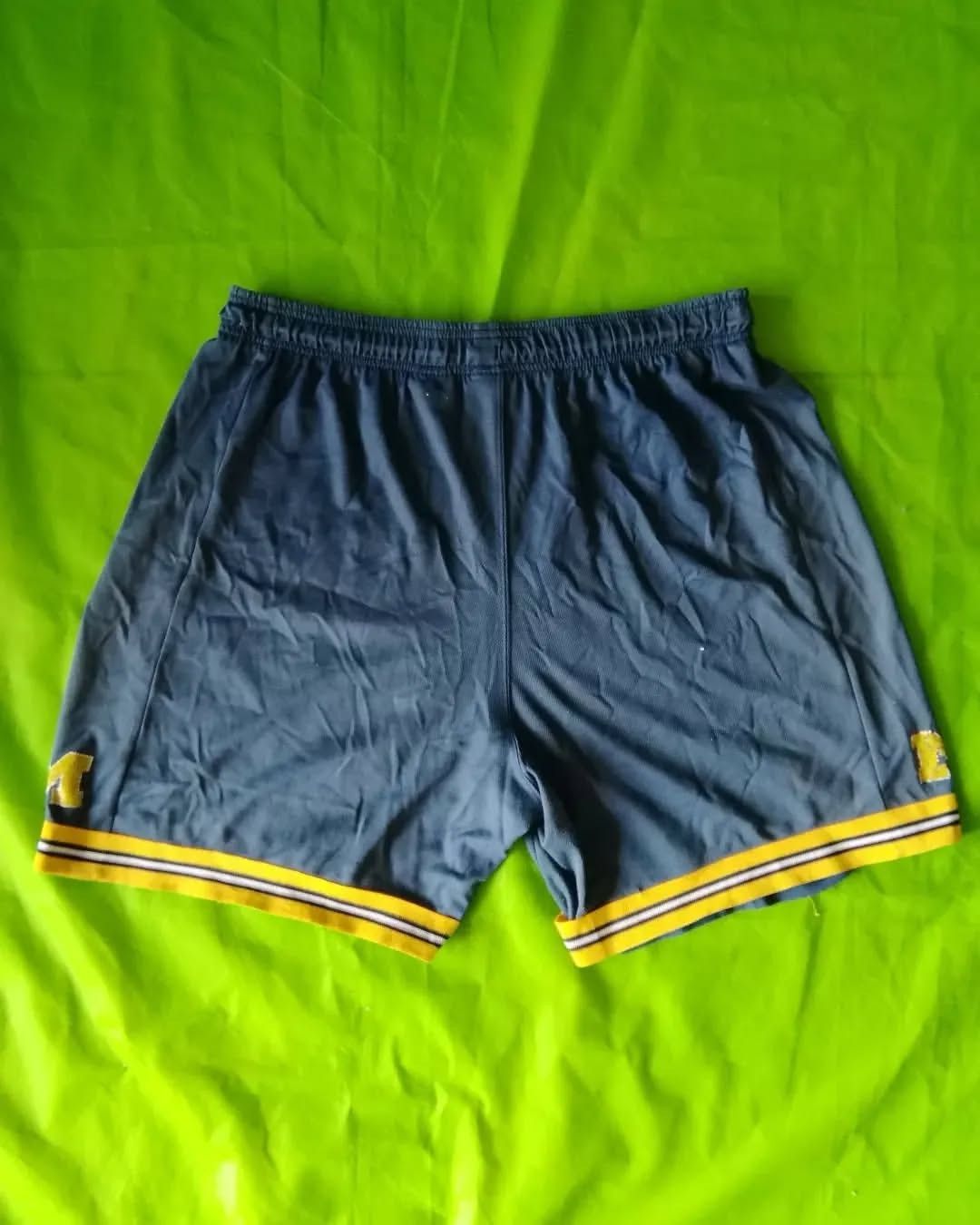 Nike × Vintage Vintage Nike Team Navy Y2K Sport Short Pants Size US 35 - 3 Thumbnail