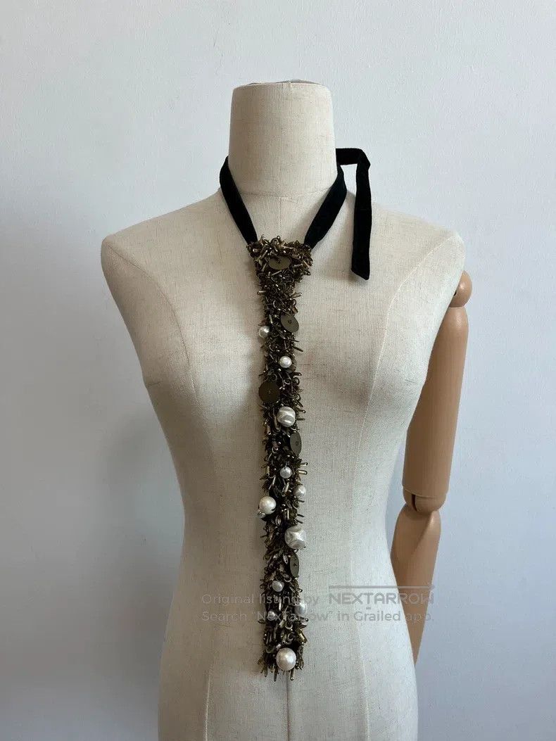 Comme des Garcons Comme Des Garcons Pearl Metal Tie Size ONE SIZE - 1 Thumbnail