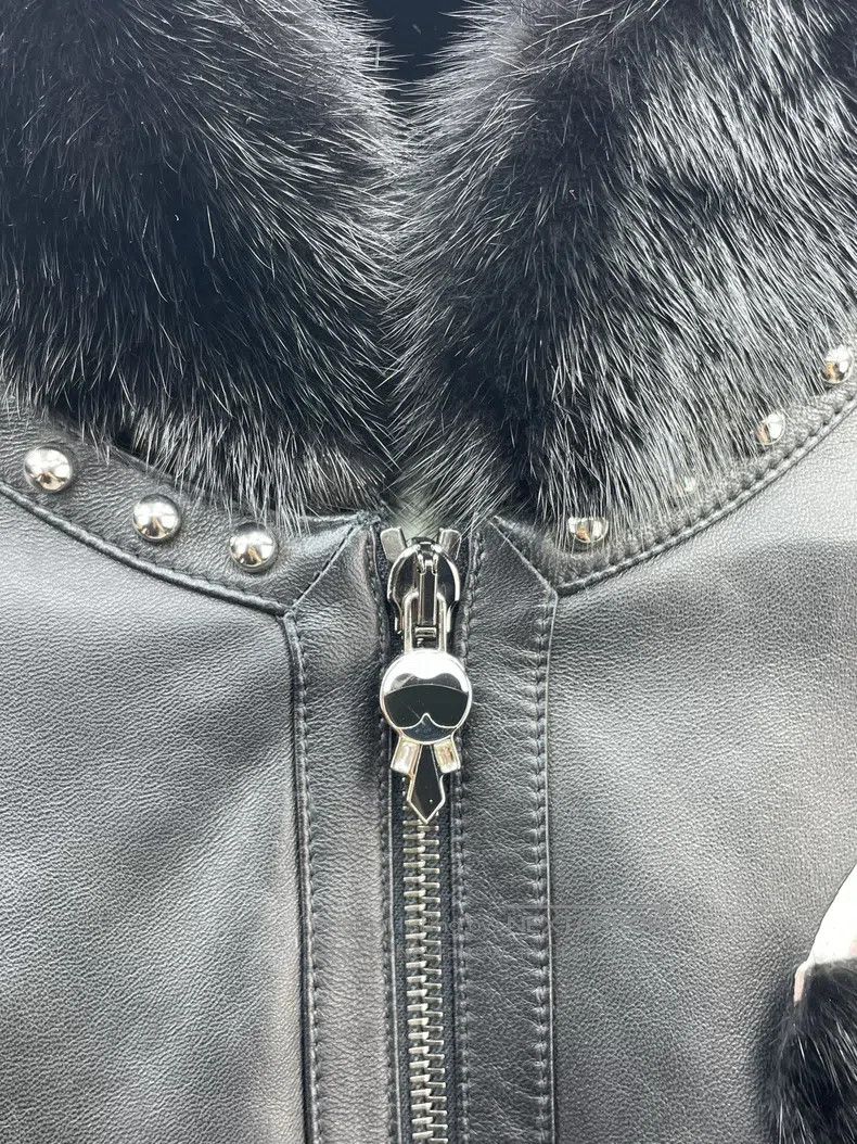 Fendi Fendi Little Monster Leather Jacket Size XS / US 0-2 / IT 36-38 - 4 Thumbnail