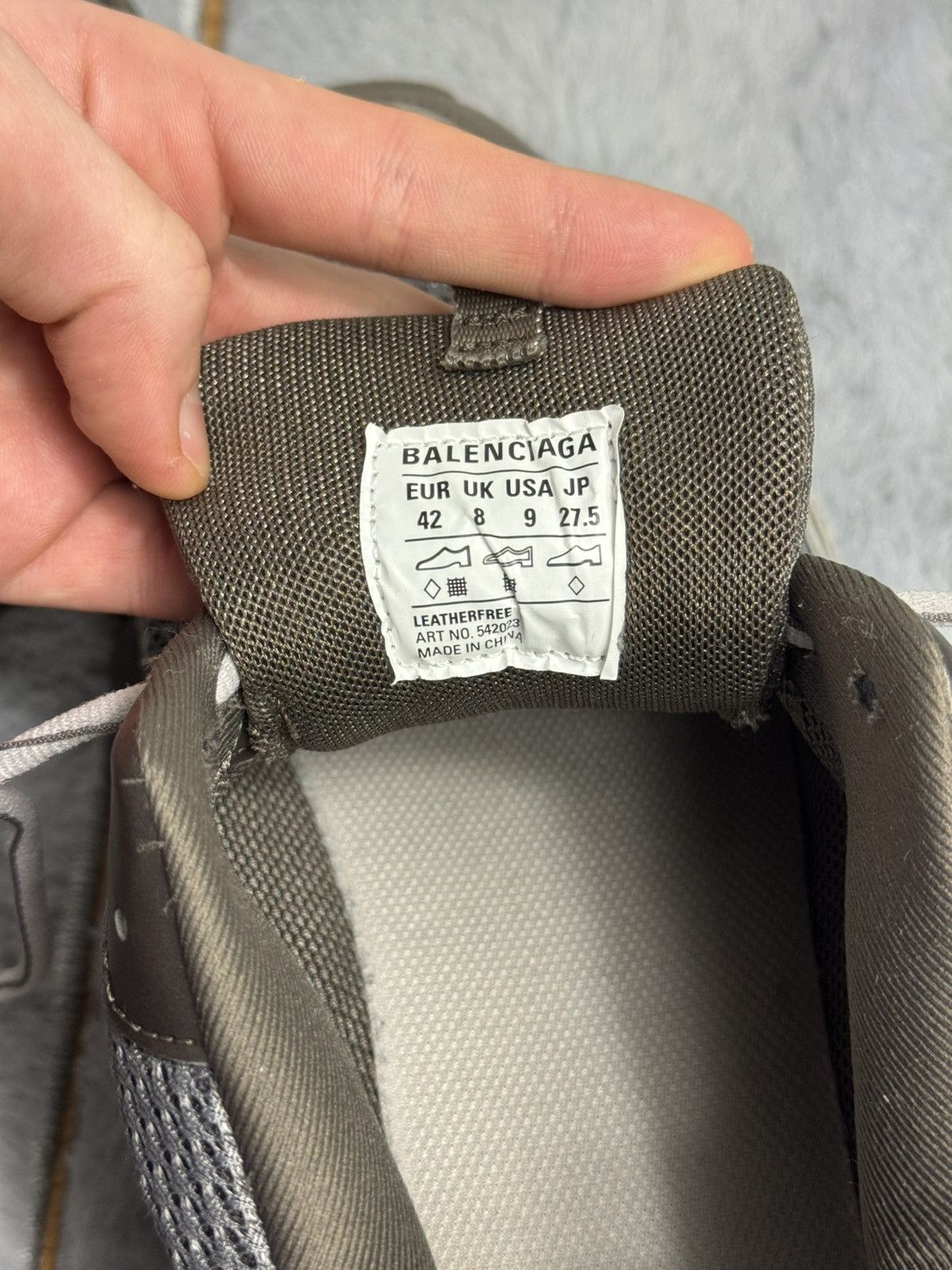Balenciaga Balenciaga track 3.0 gray Size US 9 / EU 42 - 8 Thumbnail