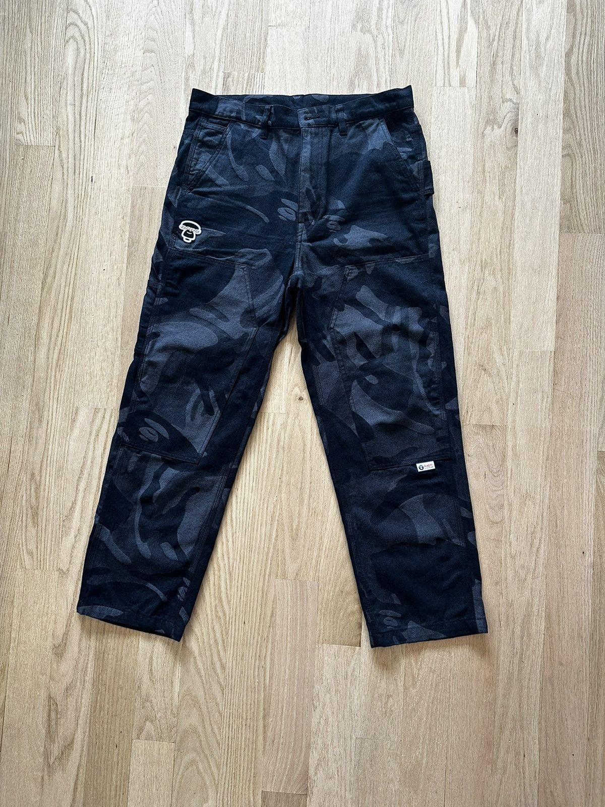 Aape × Bape AAPE CAMO PANTS Size US 34 / EU 50 - 1 Thumbnail