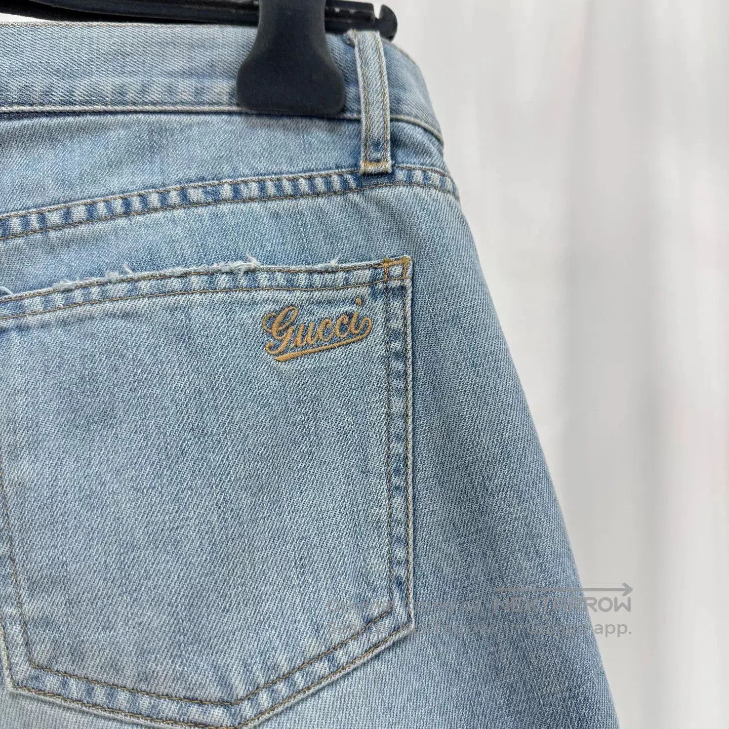Gucci gucci embroidered denim flared pants size 40. Size US 40 / EU 56 - 5 Thumbnail