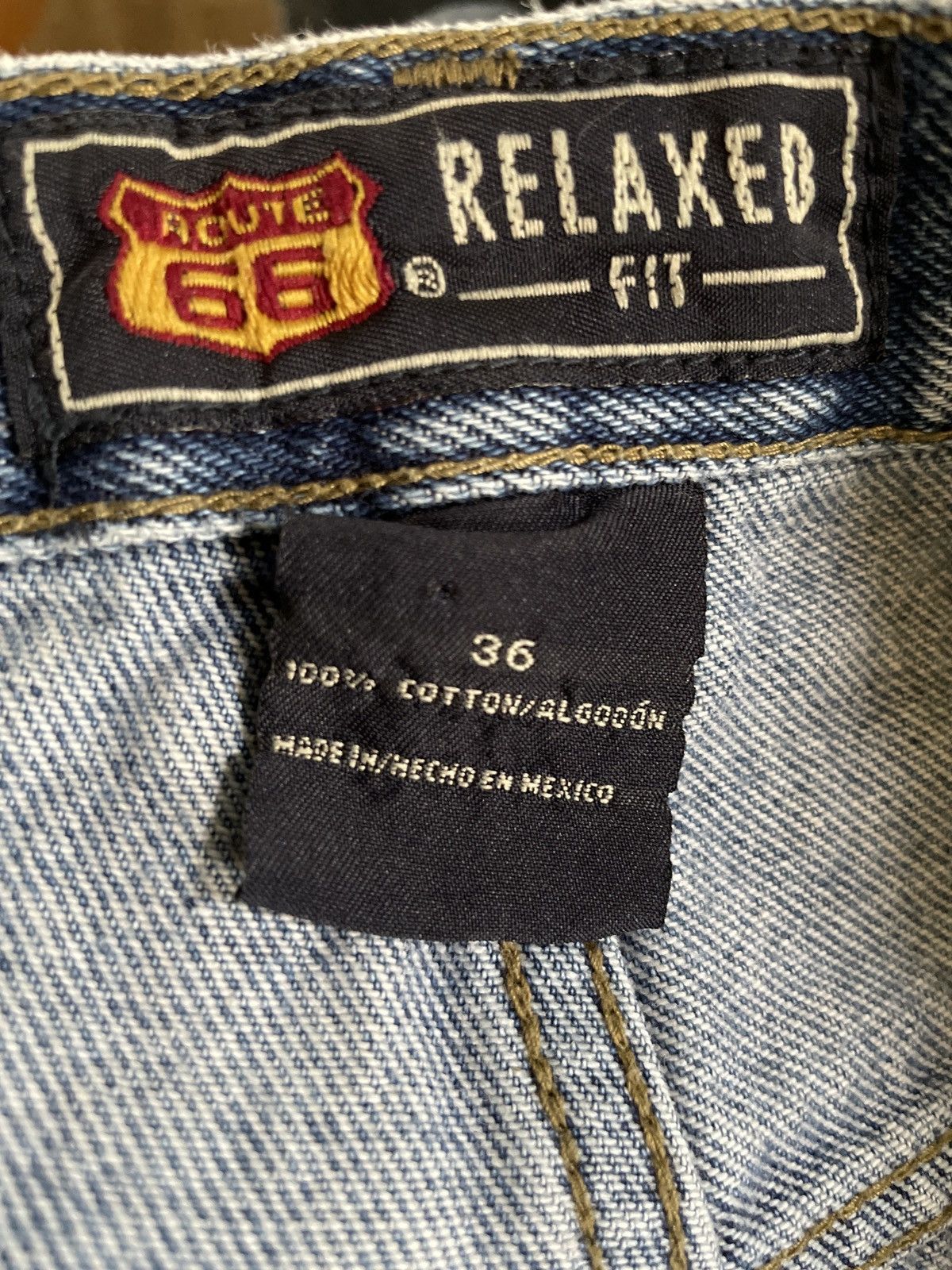 Route 66 × Vintage Route 66 Jean Denim Shorts Jorts Skater relaxed fit vintage Size US 36 / EU 52 - 11 Thumbnail