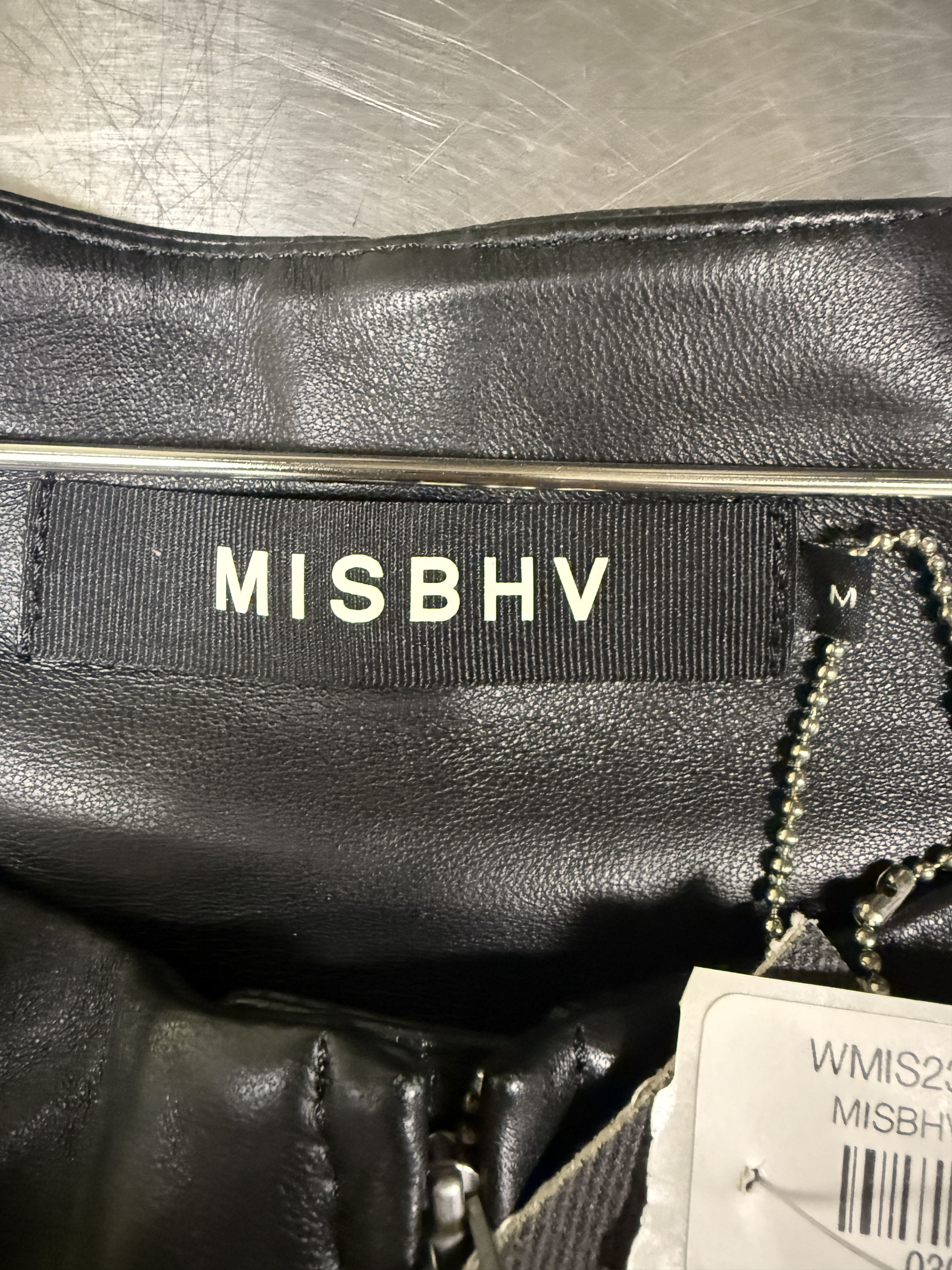 Misbhv $1780 MISBHV Genuine Leather Cut Trousers Size 28" / US 6 / IT 42 - 9 Thumbnail