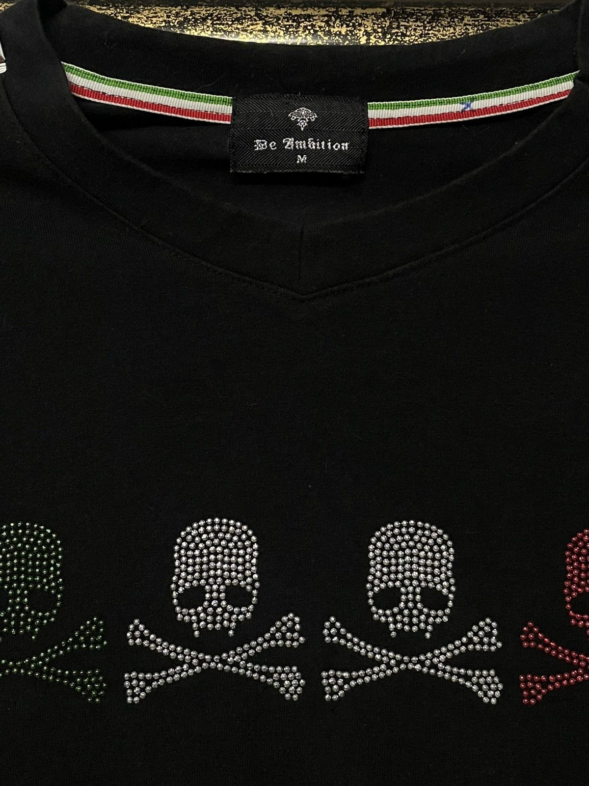 Japanese Brand Vintage Japan Designer Be Ambitions Skull Diamond Pop-Punk Size US XS / EU 42 / 0 - 10 Thumbnail