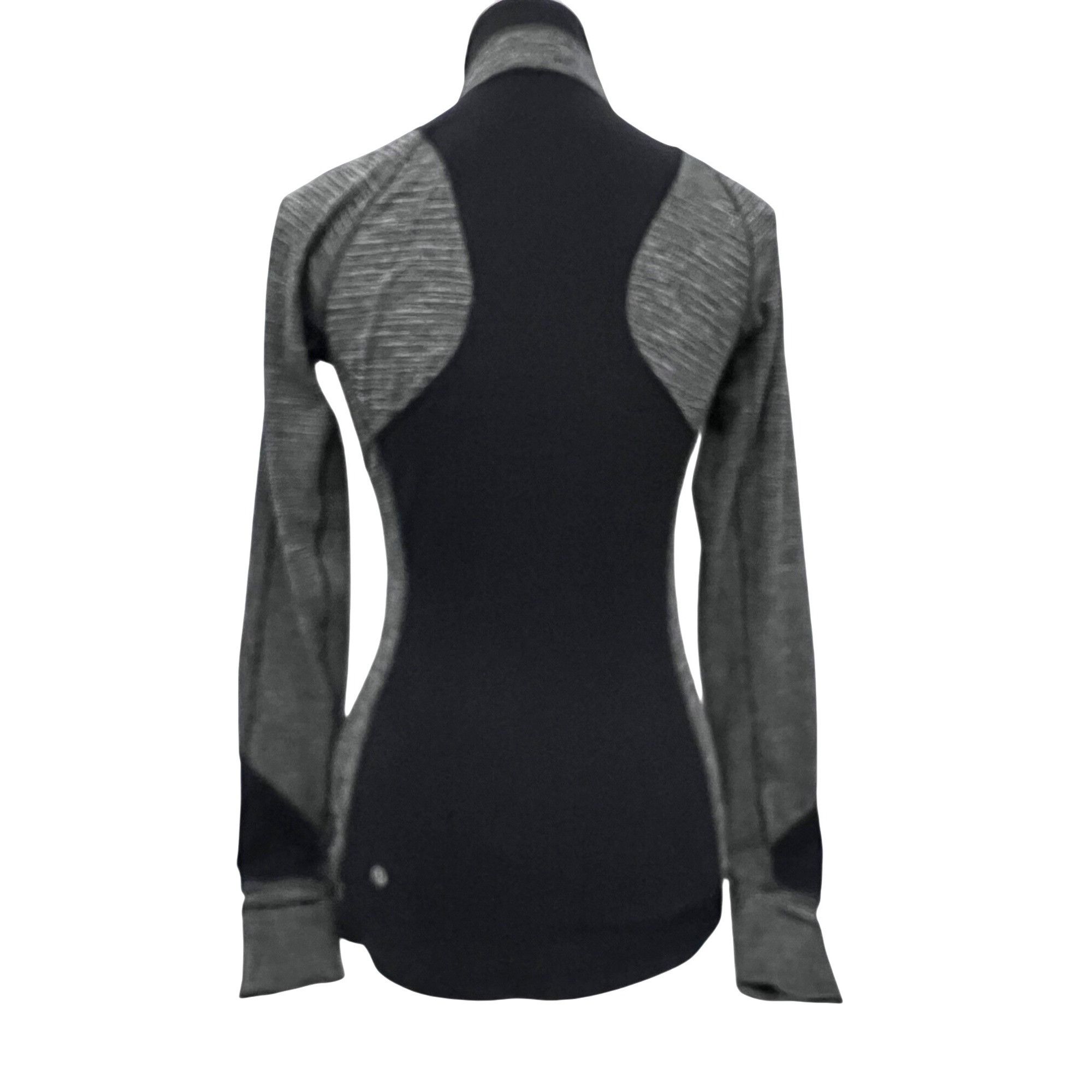 Lululemon Lululemon Womens Quarter Zip Pullover Shirt Colorblock Black Size S / US 4 / IT 40 - 3 Thumbnail