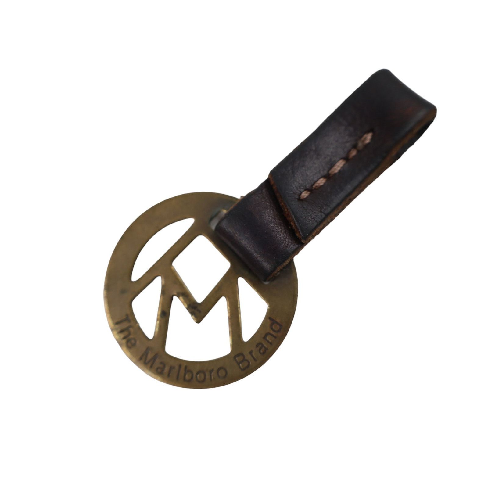 Marlboro × Vintage Vintage Marlboro Cigarettes Brass Key Chain Fob Size ONE SIZE - 1 Thumbnail