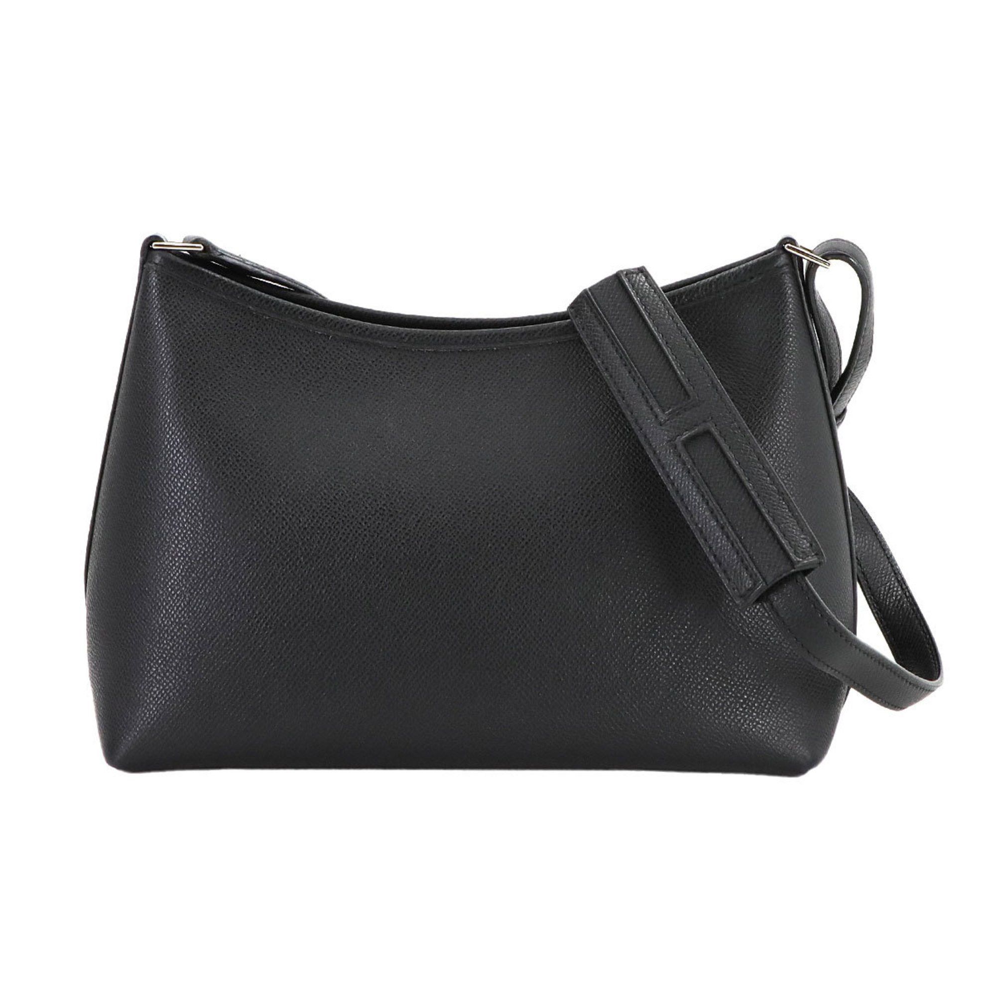 Hermes Berlingot Pm Shoulder Bag Epson Black H Stamp Silver Hardware, Women's
