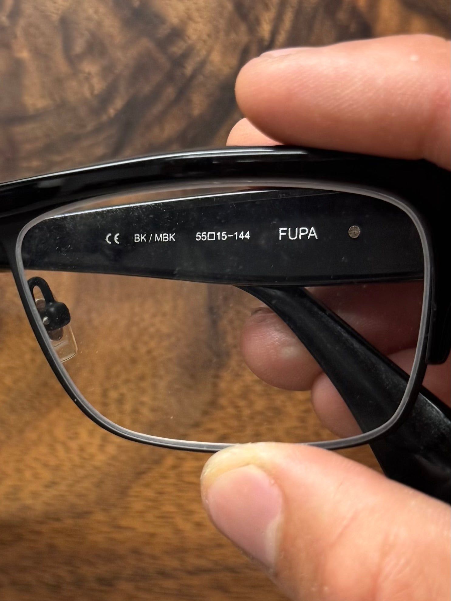 Chrome Hearts Silver Fleur Logo 'Fupa' Prescription Glasses