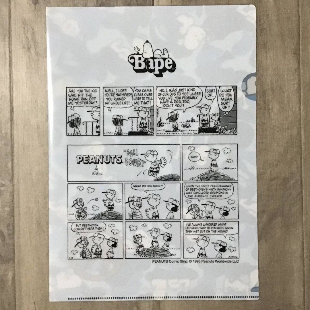 Bape BAPE × Peanuts Snoopy ABC CAMO Clear File Set a bathing ape Size ONE SIZE - 6 Thumbnail