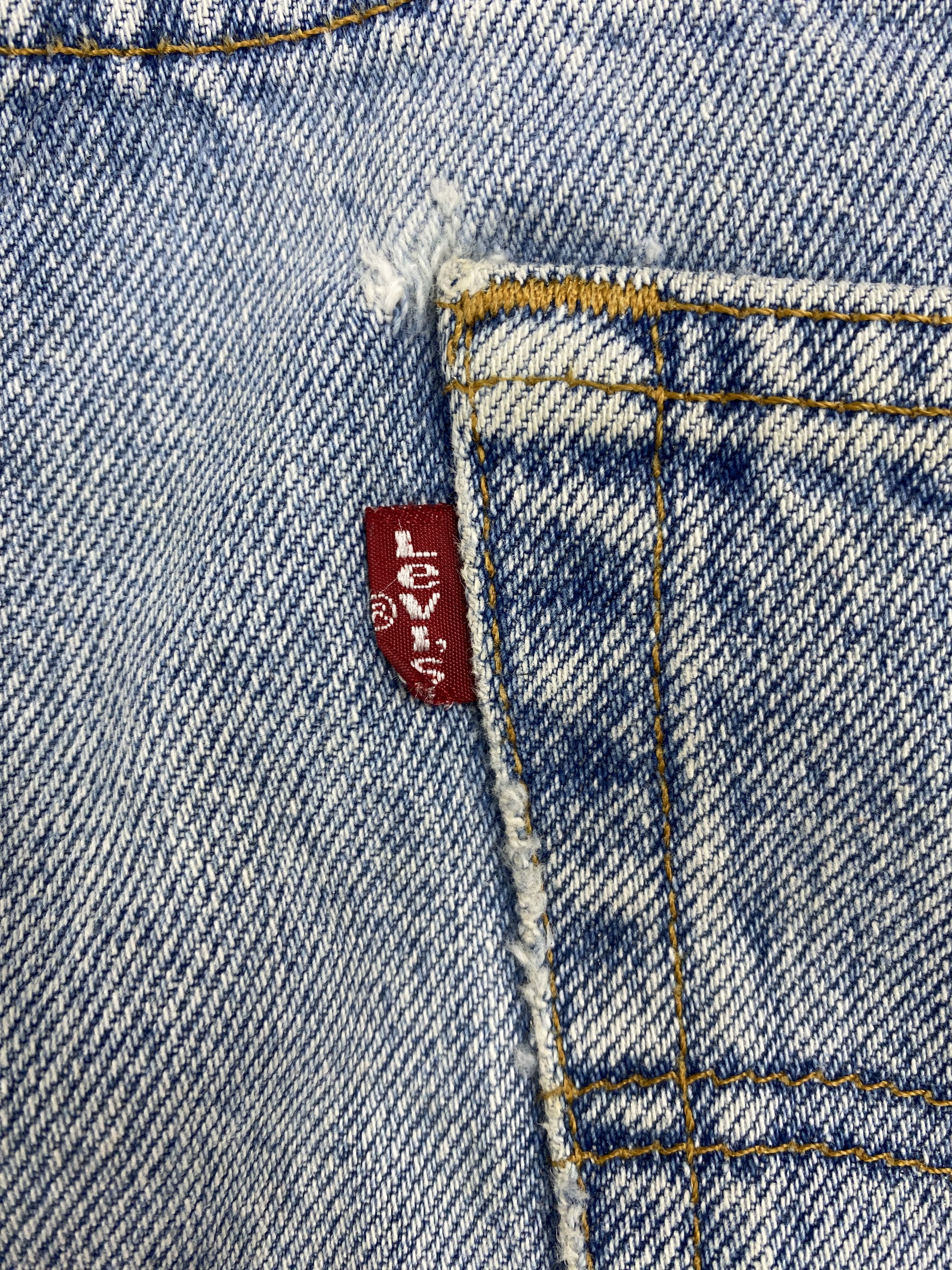 Levi's × Vintage Vintage 90s Levis Relaxed Straight Jeans Size US 35 - 6 Thumbnail