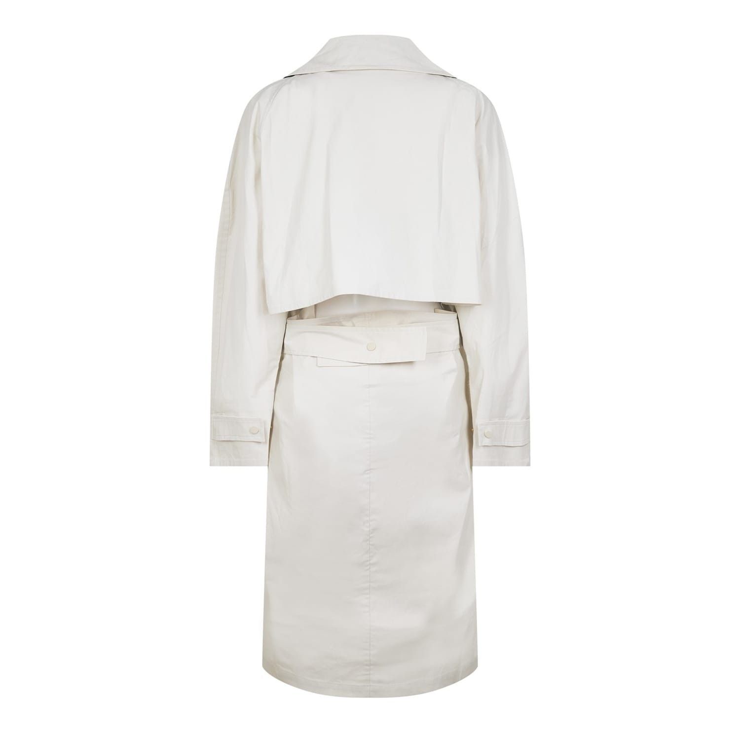 Bottega Veneta Bottega Veneta V-Neck Midi Wrap Dress in Beige Size M / US 6-8 / IT 42-44 - 2 Thumbnail