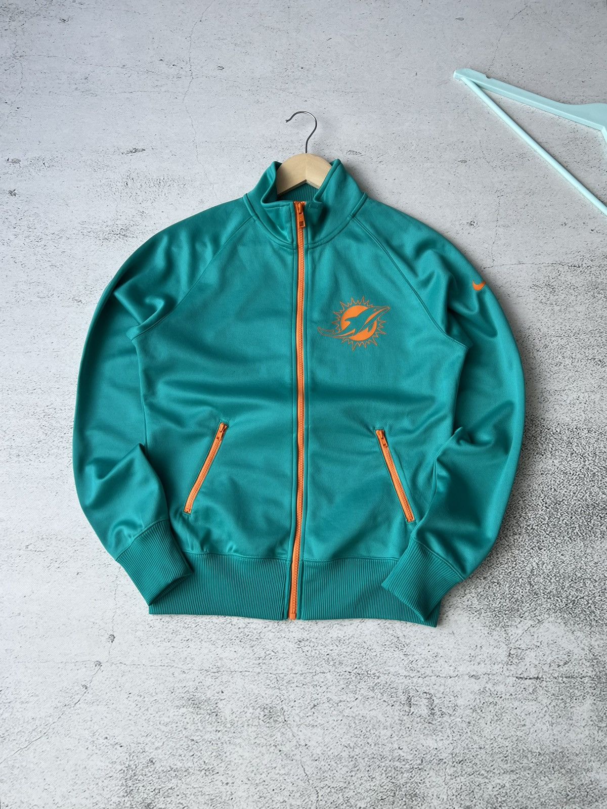 Nike Nike NFL Miami Dolphins Team Track Jacket Size M Size US M / EU 48-50 / 2 - 1 Thumbnail