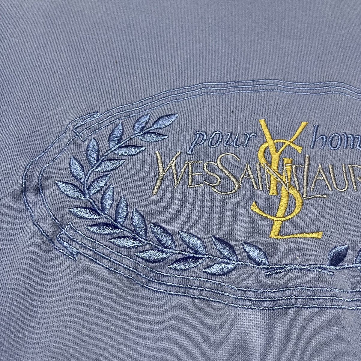 Yves Saint Laurent Vintage YSL Yves Saint Laurent Pour Homme Sweatshirt Size US M / EU 48-50 / 2 - 3 Thumbnail