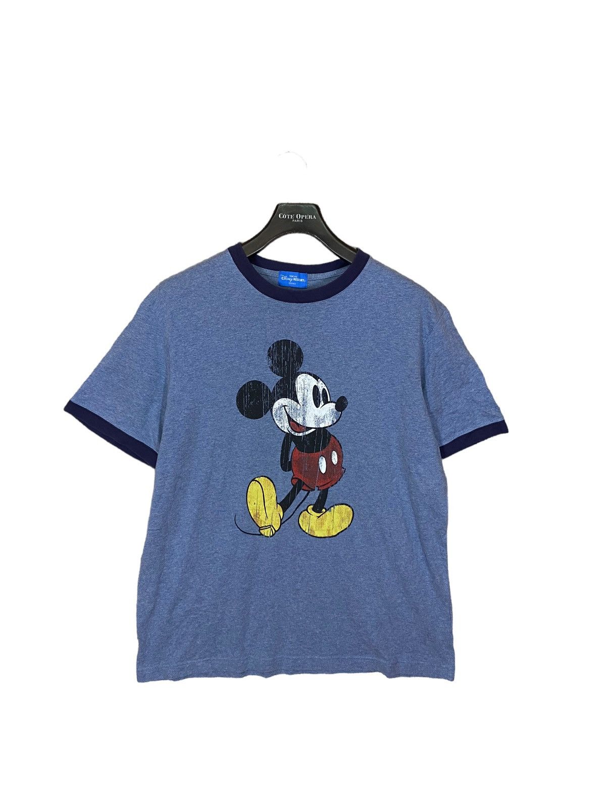 Disney × Japanese Brand × Mickey Mouse ‼️MICKEY TSHIRT RINGER BY DISNEY‼️ Size US L / EU 52-54 / 3 - 1 Thumbnail