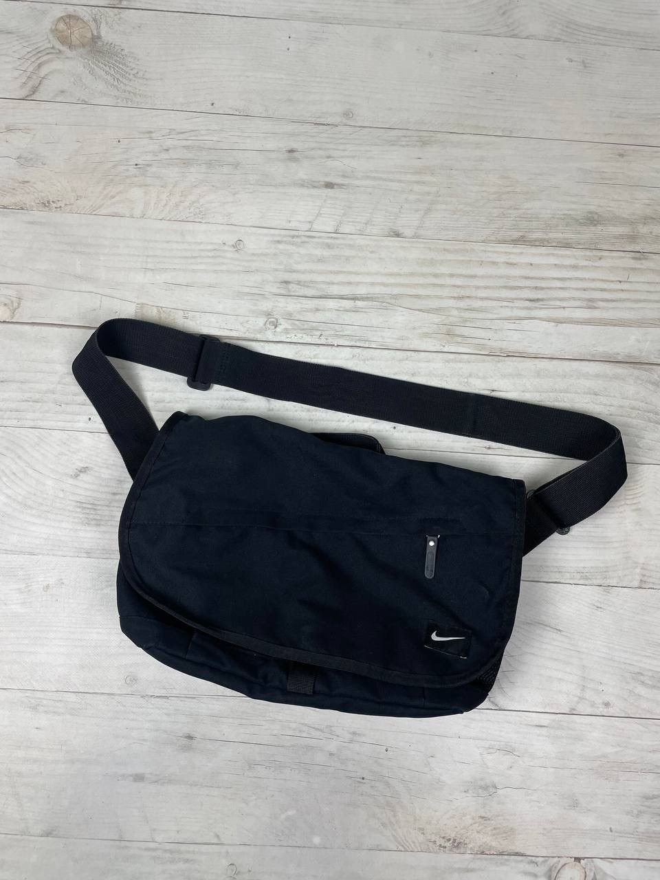 Nike Cordura Crossbody Messenger Bag Shoulders in Black, Men's
