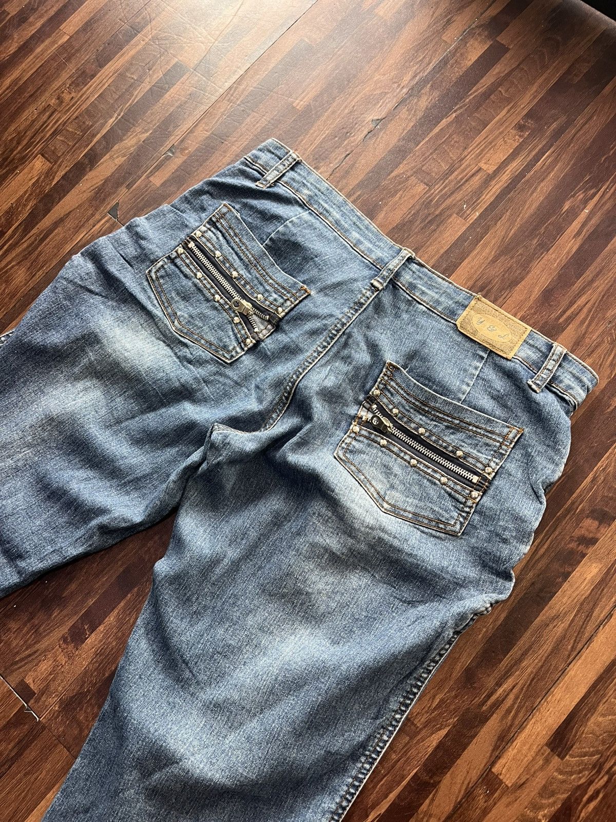 Vintage Y&T Denim Jeans Blue Multi Zipps Vintage Y2k Hype Size US 32 / EU 48 - 6 Thumbnail