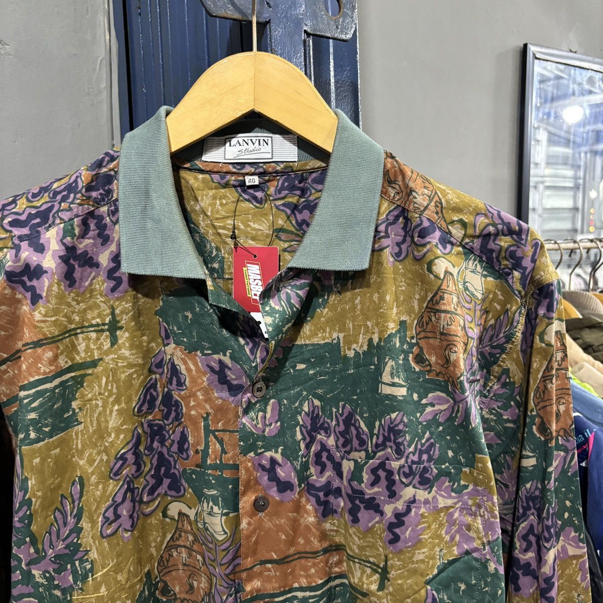 Lanvin Lanvin abstract shirt Size US M / EU 48-50 / 2 - 2 Thumbnail