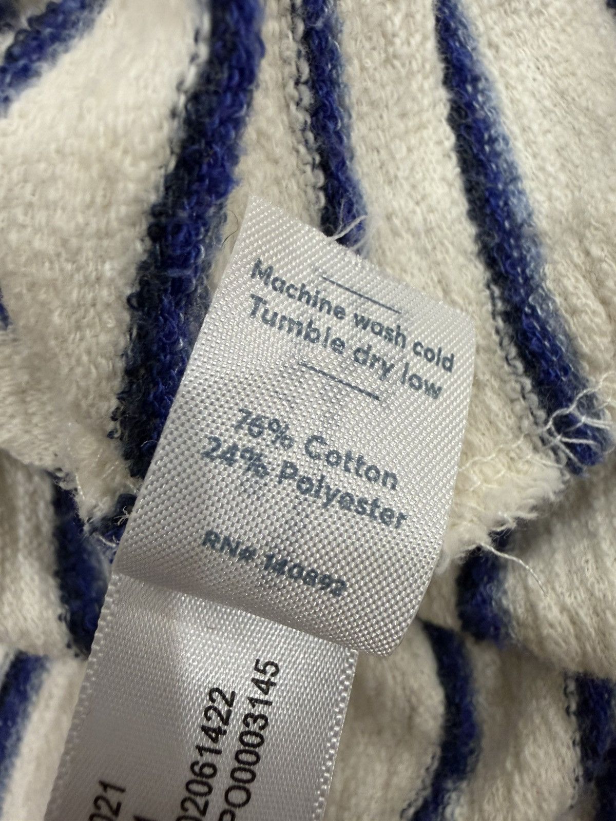 Marine Layer Terry toweling striped hoodie. Like New Size US S / EU 44-46 / 1 - 5 Thumbnail