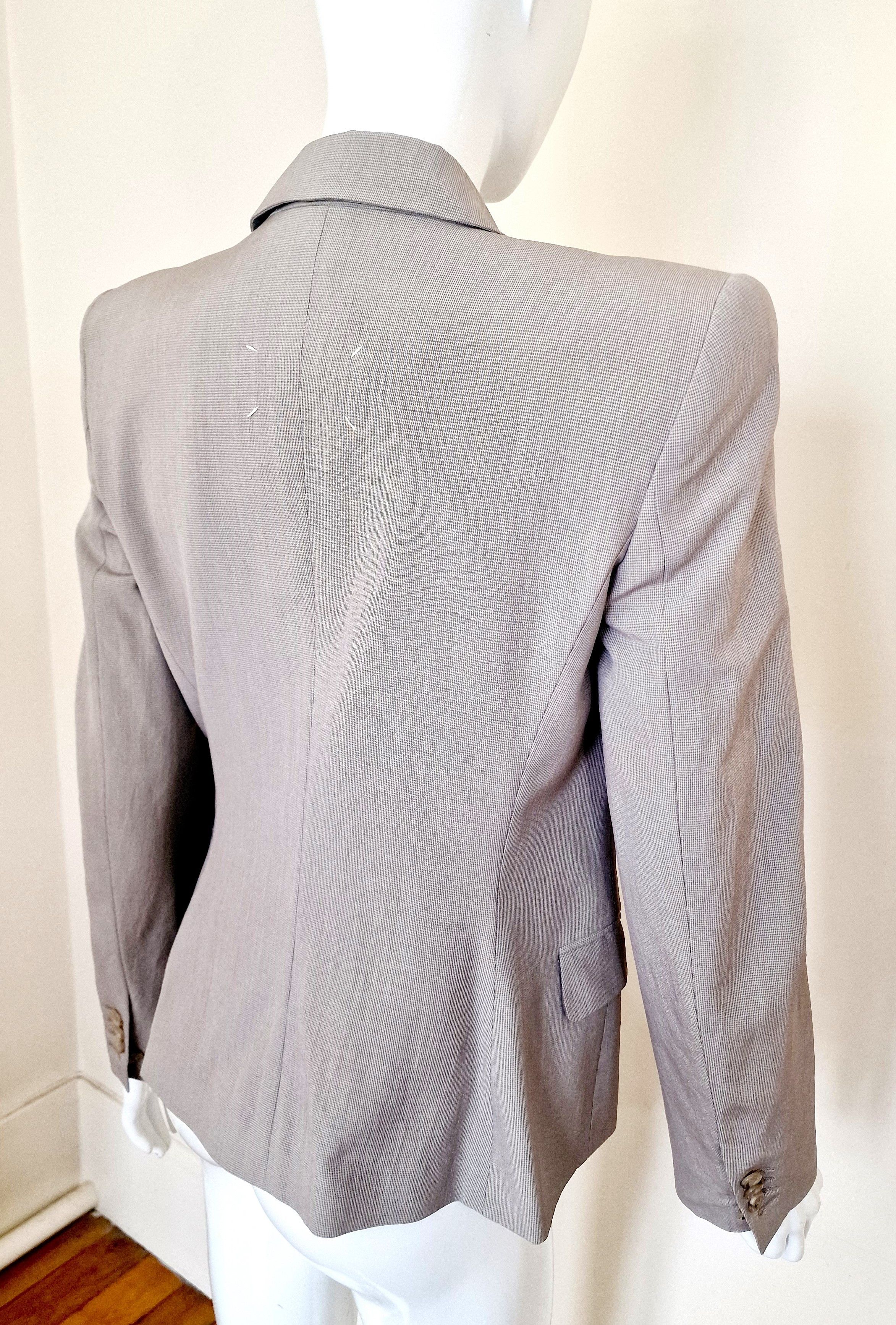 Maison Margiela Martin Maison Margiela S/S 2008 Houndstooth Blazer Jacket Size M / US 6-8 / IT 42-44 - 7 Thumbnail